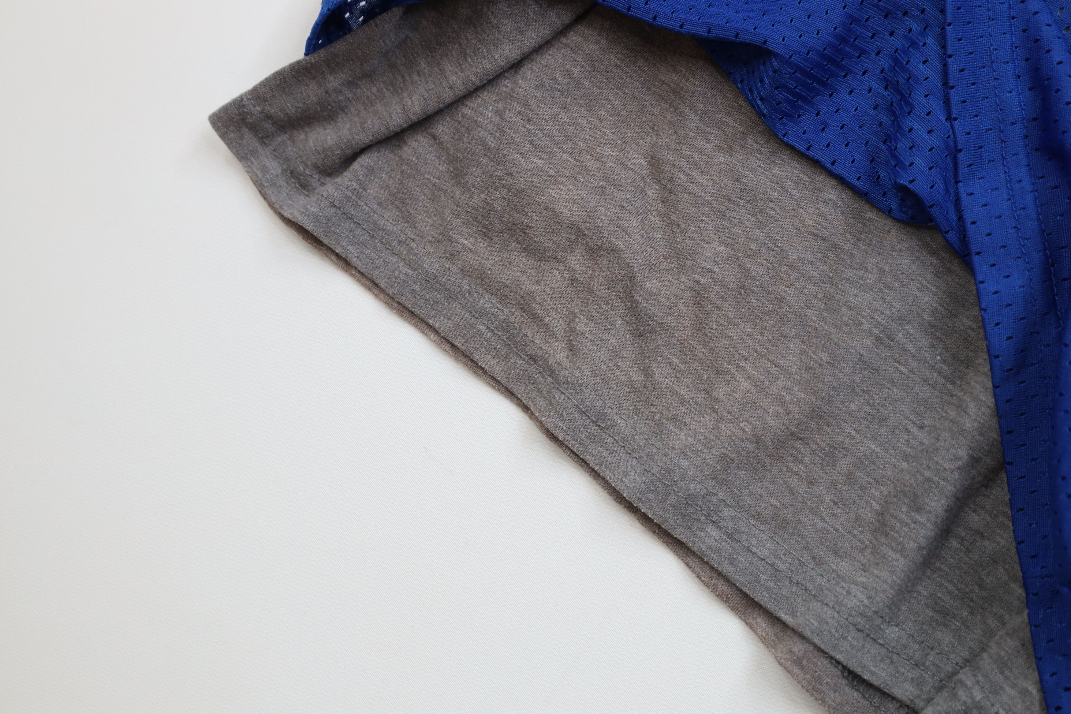 Vintage Vintage 90s Y2K Streetwear Lined Mesh Shorts Royal Blue Size US 36 / EU 52 - 5 Thumbnail