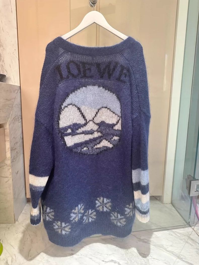 Loewe LOEWE Knitted coat made of horsehair Size XS / US 0-2 / IT 36-38 - 2 Thumbnail