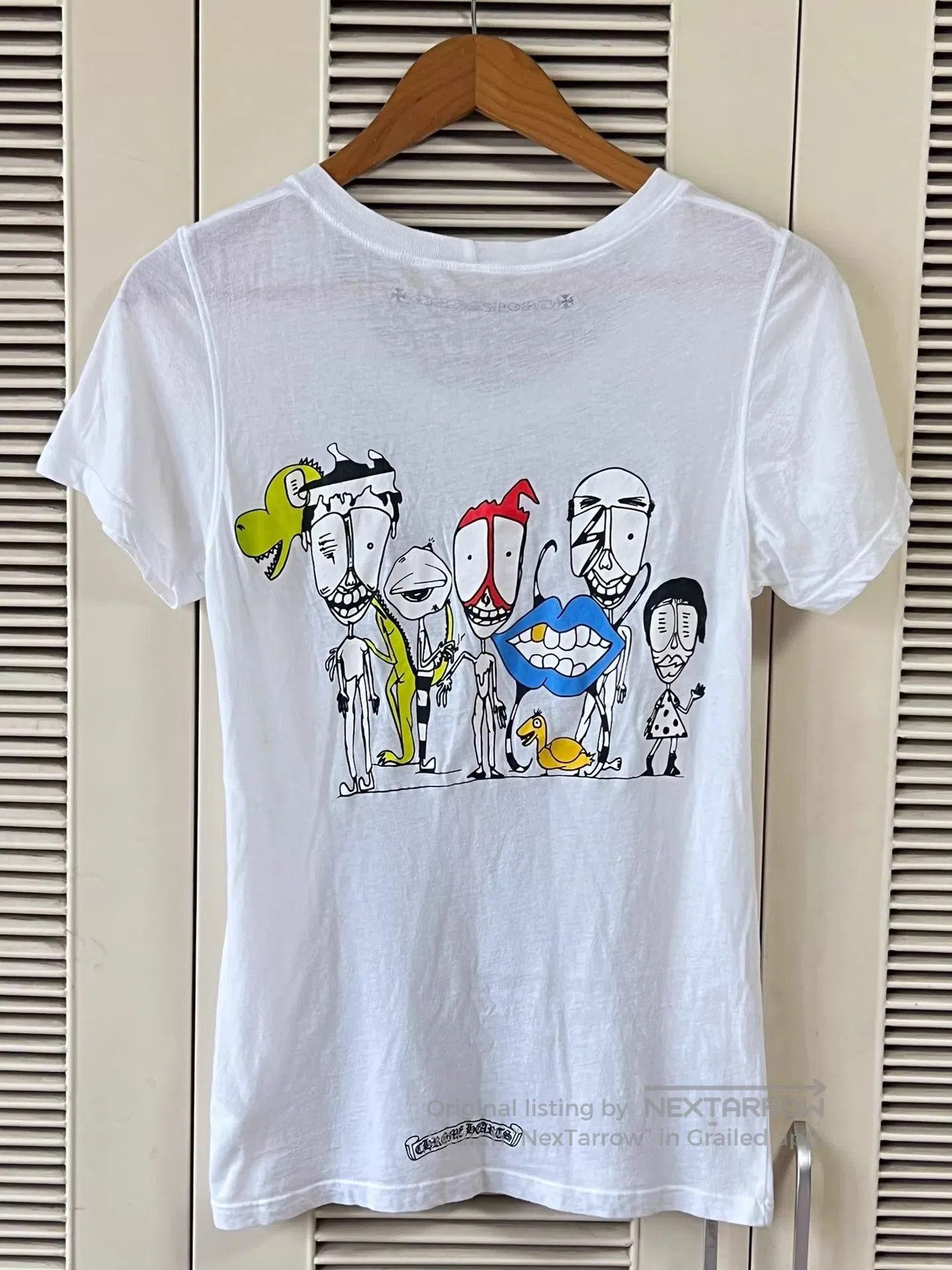 Chrome Hearts White Short Sleeve Graphic T-Shirt. Size US S / EU 44-46 / 1 - 2 Thumbnail