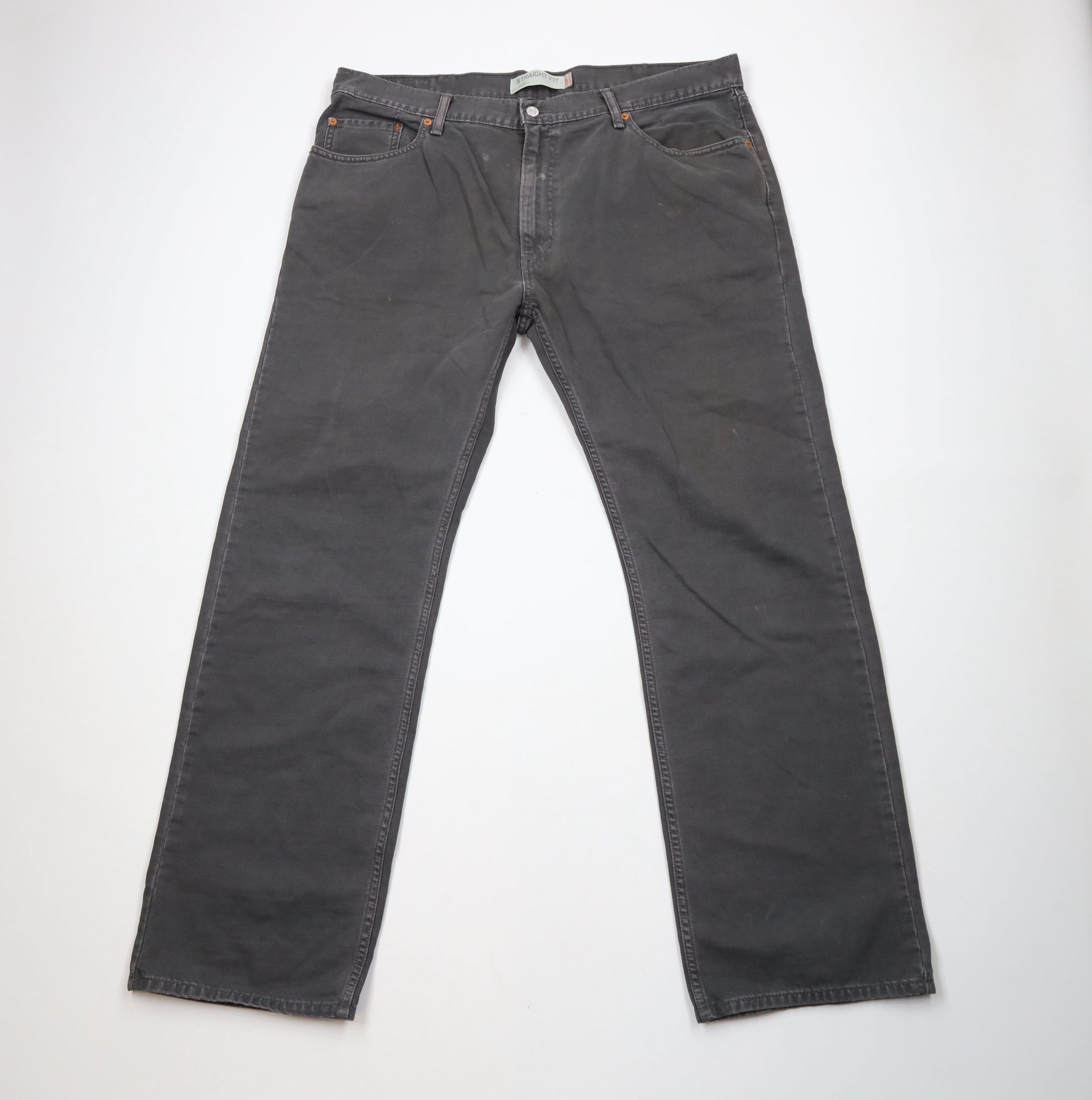 Levi's × Vintage Vintage Y2K Levis 505 Straight Leg Denim Jeans Dark Gray Size US 40 / EU 56 - 1 Thumbnail