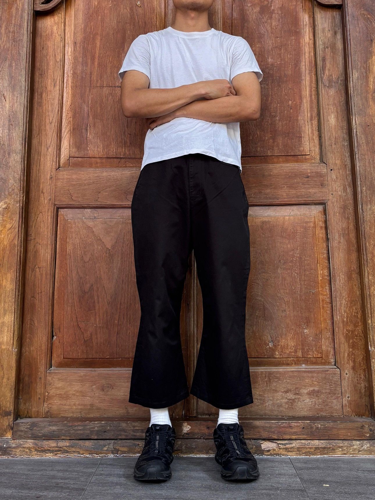 Comme des Garcons FREE TAX! tricot Cropped Pants - 30” Size US 30 / EU 46 - 1 Thumbnail