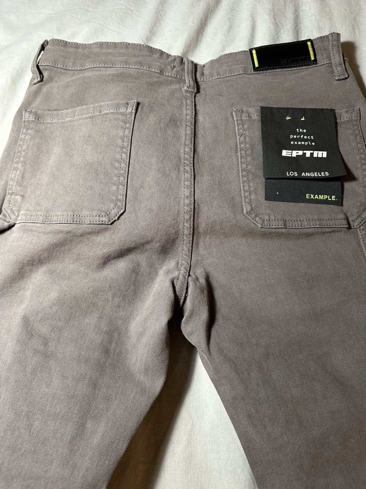 Designer × EPTM. × Levi's Eptm brown double knee distressed jeans NWTs Size US 32 / EU 48 - 4 Thumbnail