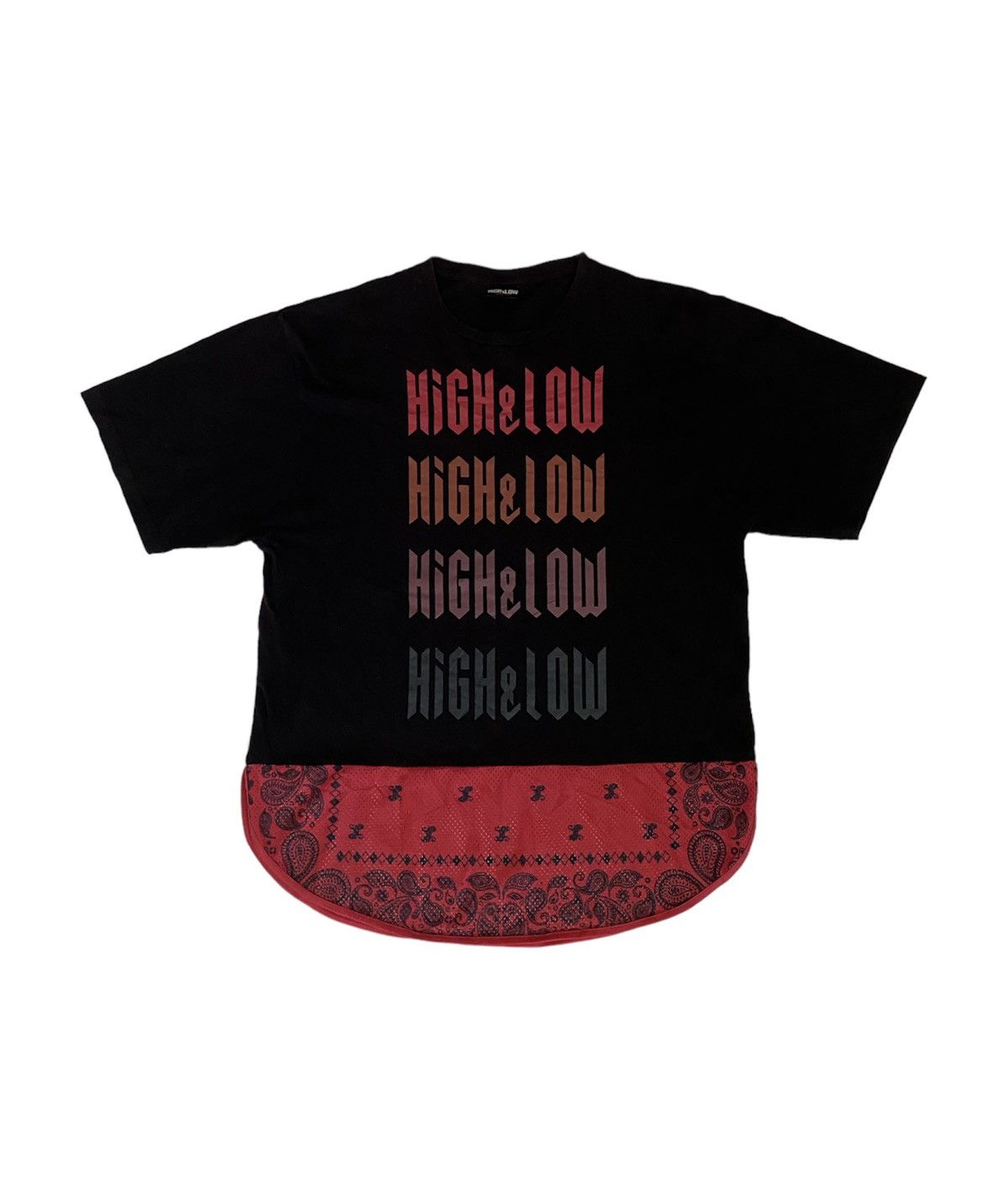 Japanese Brand × Spiritual Gangster RARE ❗️HIGH & LOW THE LAND G-SWORD 17 PAISLEY DESIGN TEE Size US XL / EU 56 / 4 - 1 Thumbnail