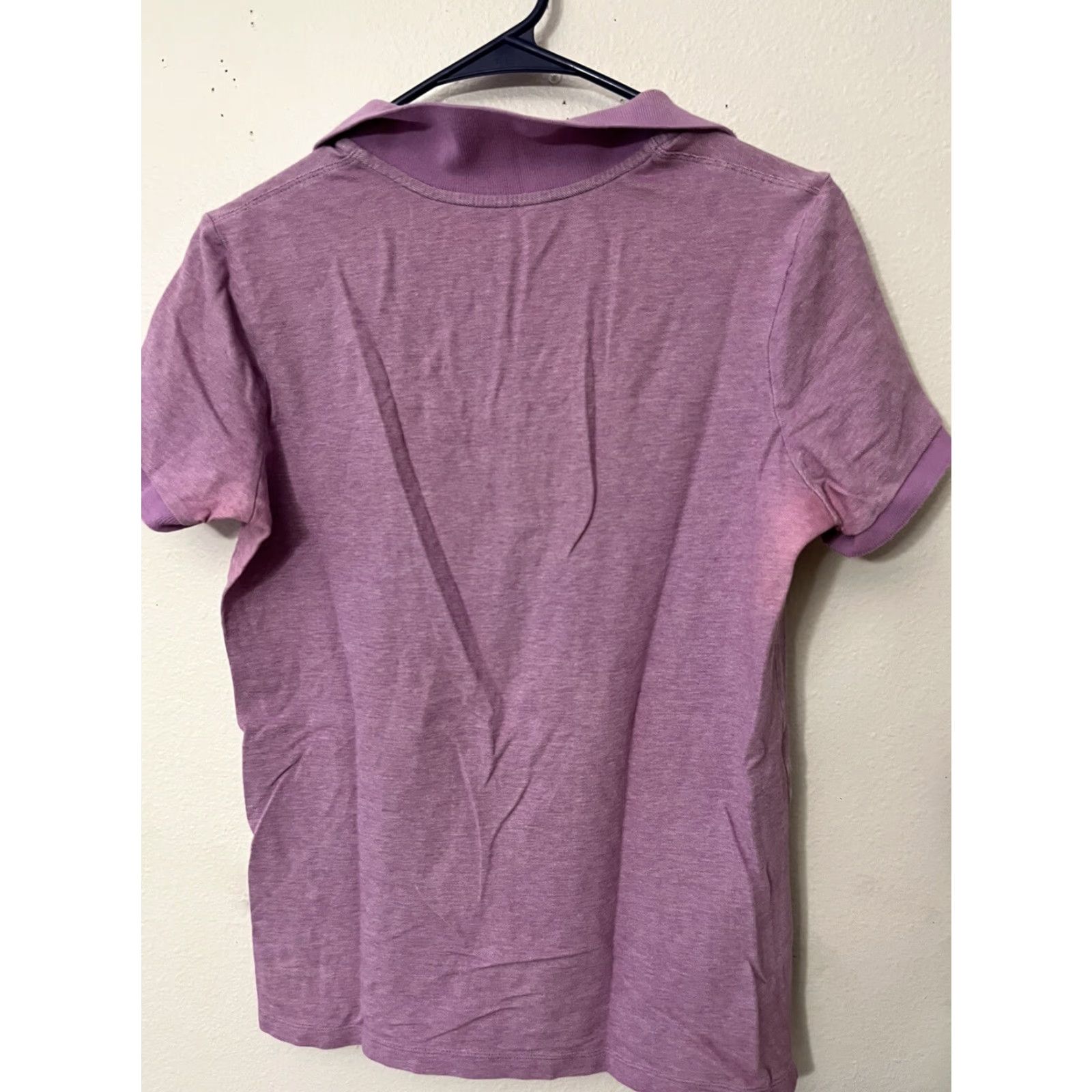 Eddie Bauer EDDIE BAUER Polo Shirt Womens Medium Light Purple Short Sleeve Casual 90s Size M / US 6-8 / IT 42-44 - 2 Thumbnail