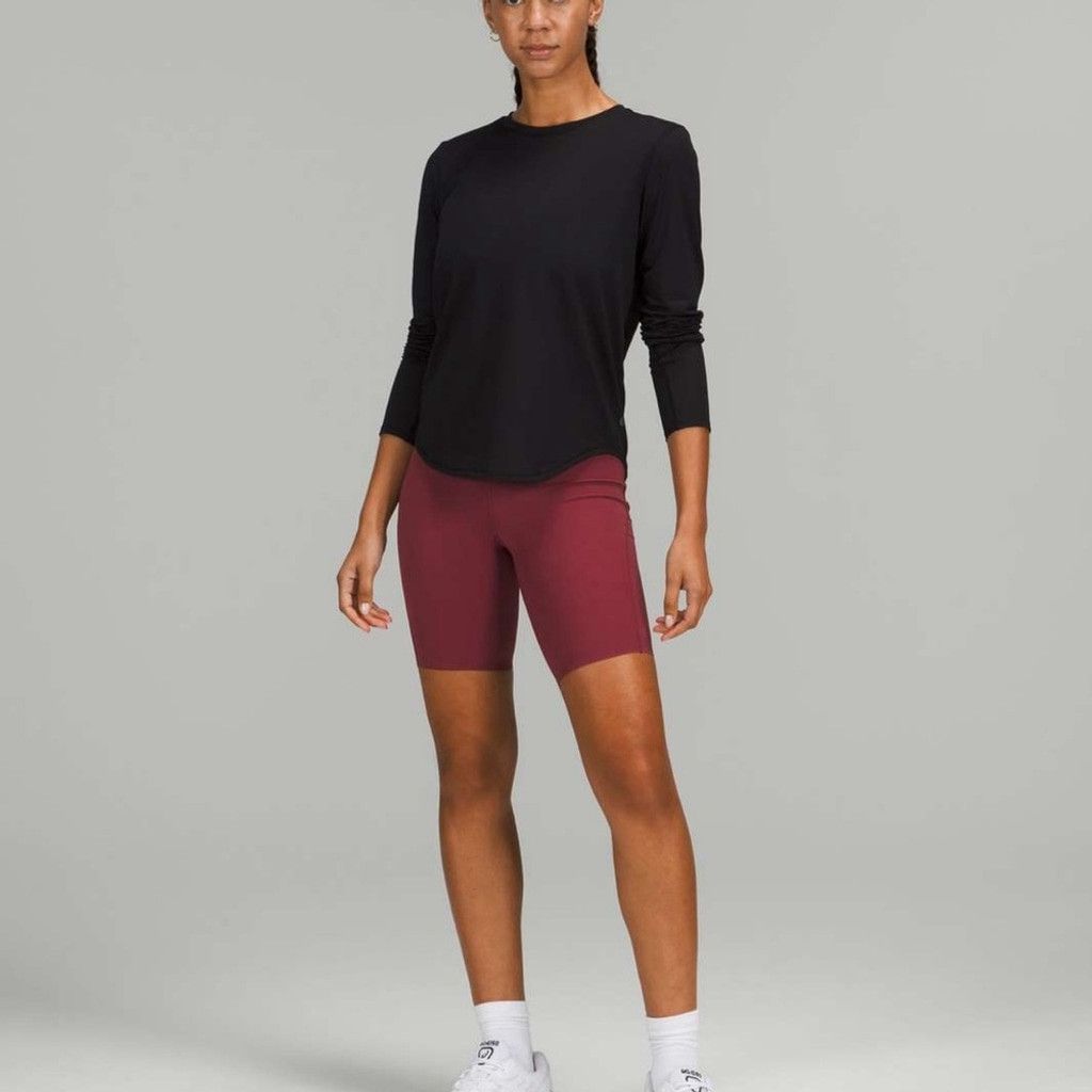 Lululemon Lululemon Base Pace High Rise Performance Bike Shorts Size 4 Size 27" / US 4 / IT 40 - 3 Thumbnail