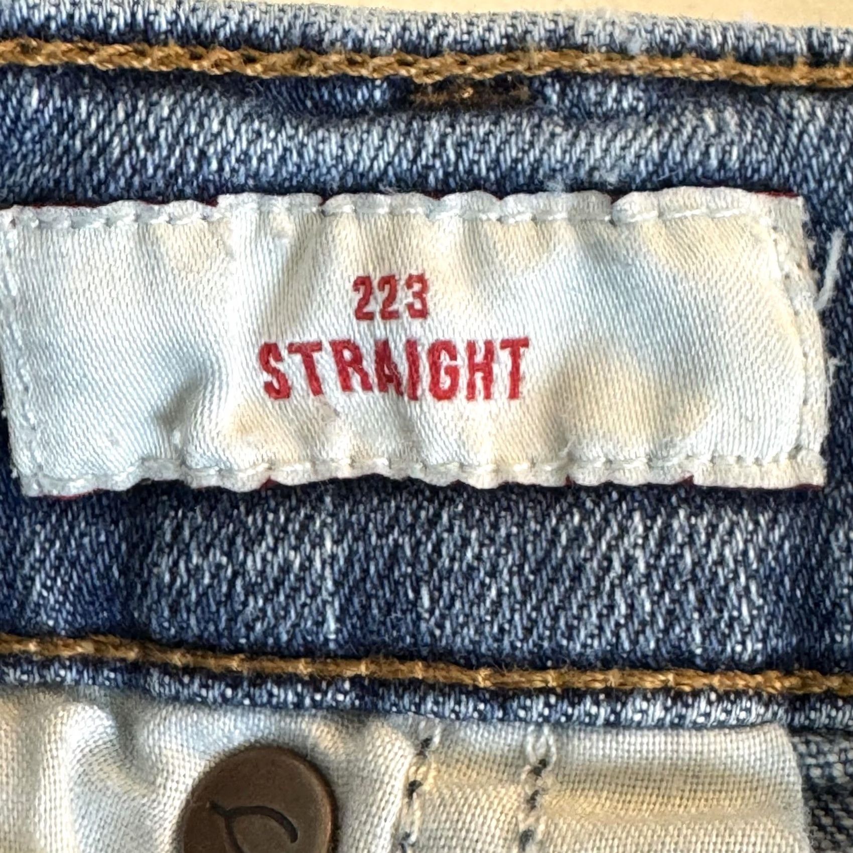 Lucky Brand Lucky Brand Jeans Mens 36x30 Straight Denim Pants 223 Medium Wash 7MP10666 Size US 36 / EU 52 - 4 Thumbnail