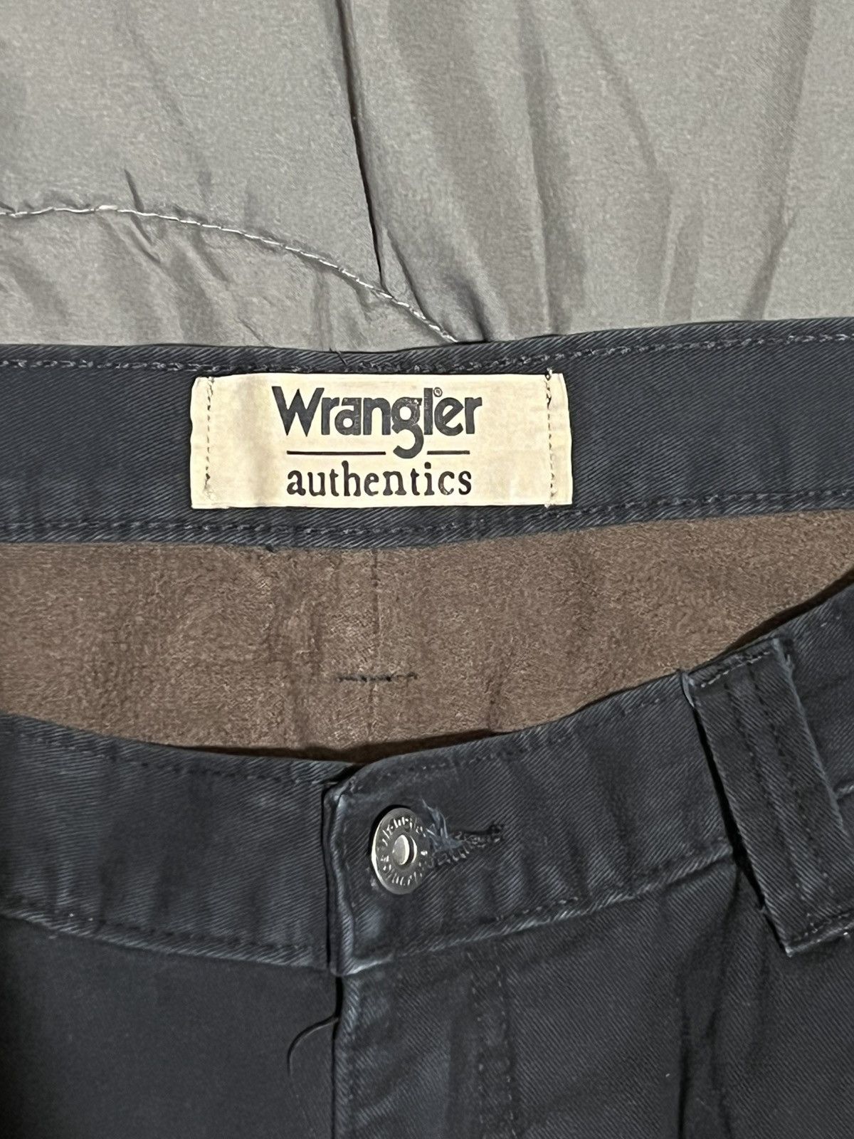 Wrangler Black Wrangler Lined Cargo Pants Size US 32 / EU 48 - 2 Thumbnail