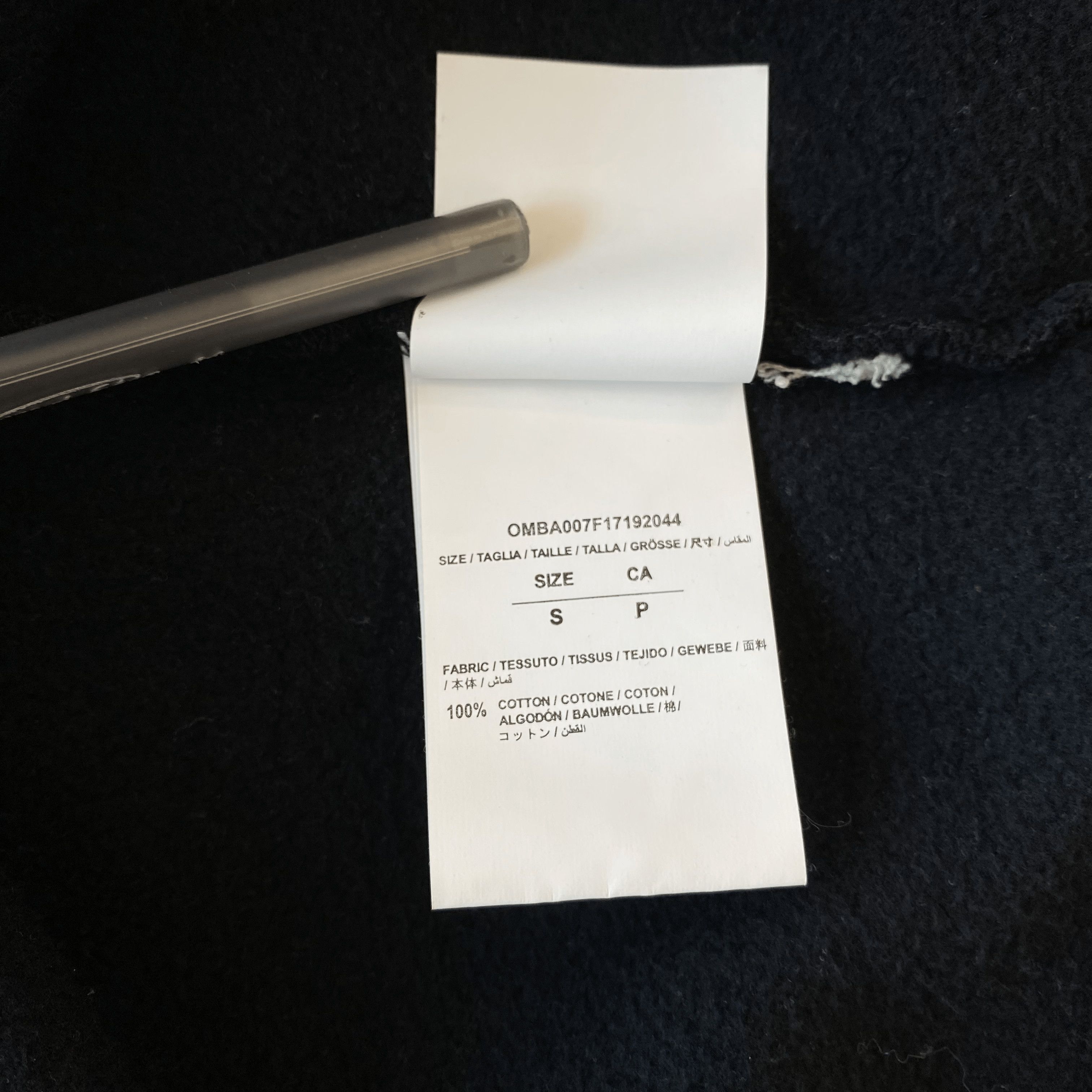 Off-White "OFF" Logo Print Oversized Sweatshirt Black [size S, fits L] Size US S / EU 44-46 / 1 - 8 Thumbnail
