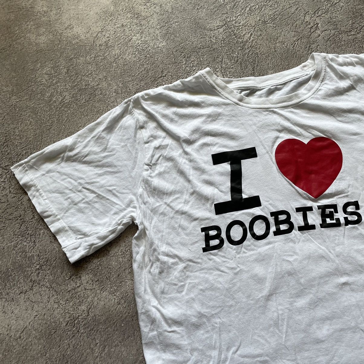 Band Tees VINTAGE HUMOR TEE I LOVE BOOBS FUNNY PORNO XXX TEE Size US L / EU 52-54 / 3 - 3 Thumbnail