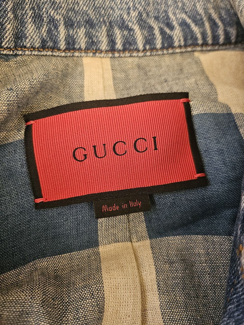 Dover Street Market × Gucci DSM Dogs Embroided Denim Jacket Size US M / EU 48-50 / 2 - 3 Thumbnail