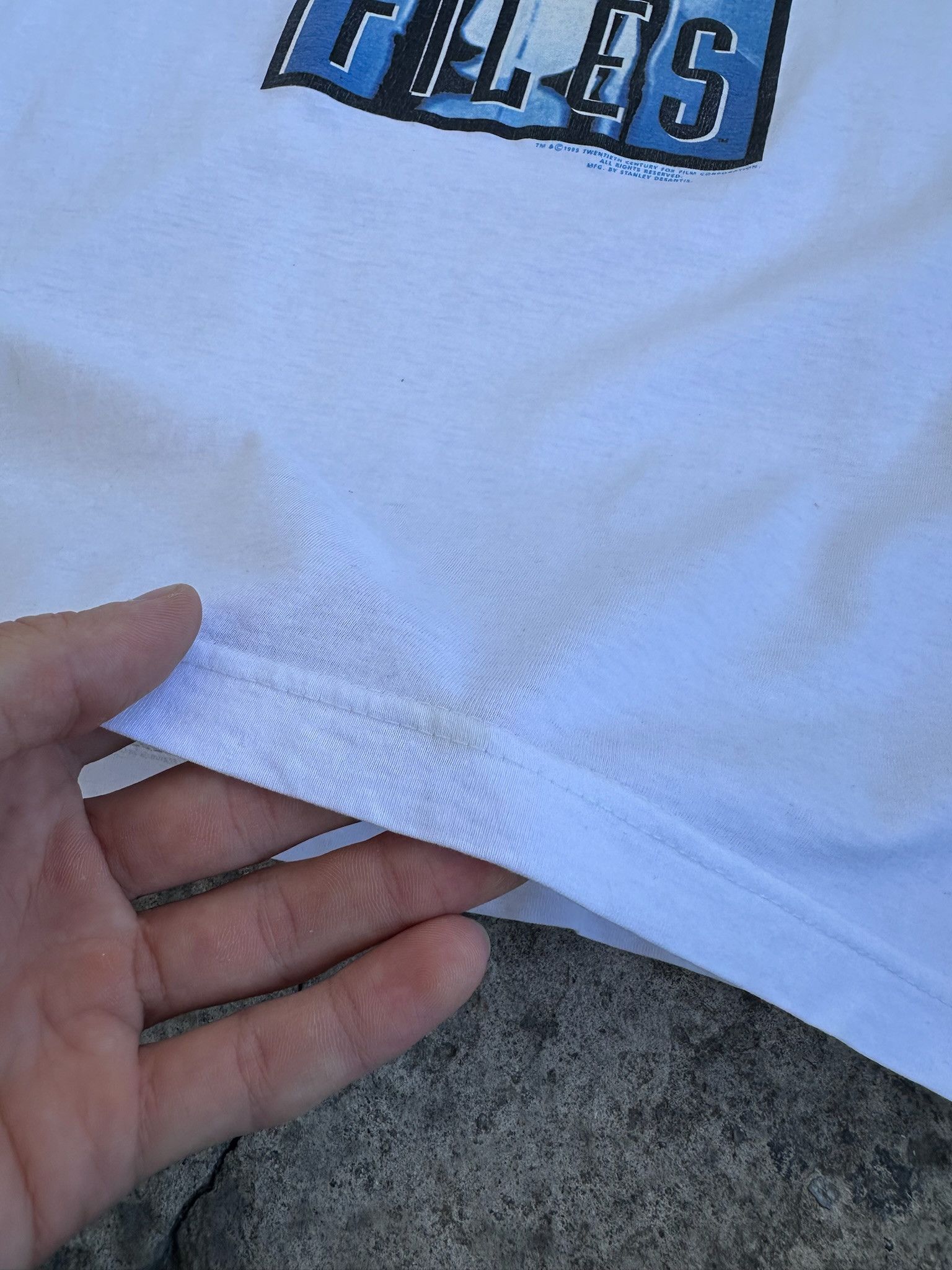 Vintage Vintage The X-Files Promo T-shirt Movie Size US XL / EU 56 / 4 - 8 Thumbnail