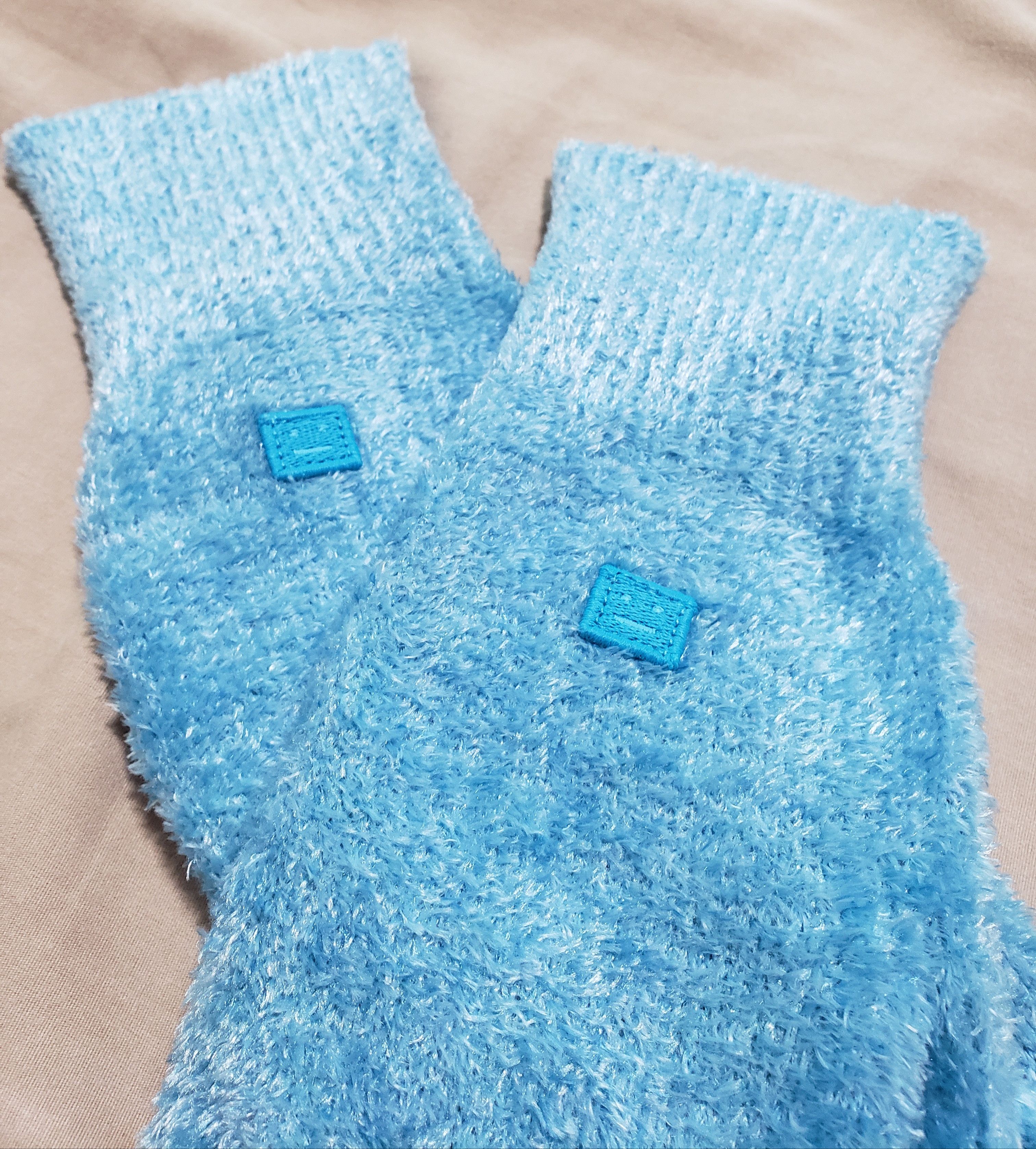 Acne Studios Face Logo Textured Gloves Size ONE SIZE - 3 Thumbnail