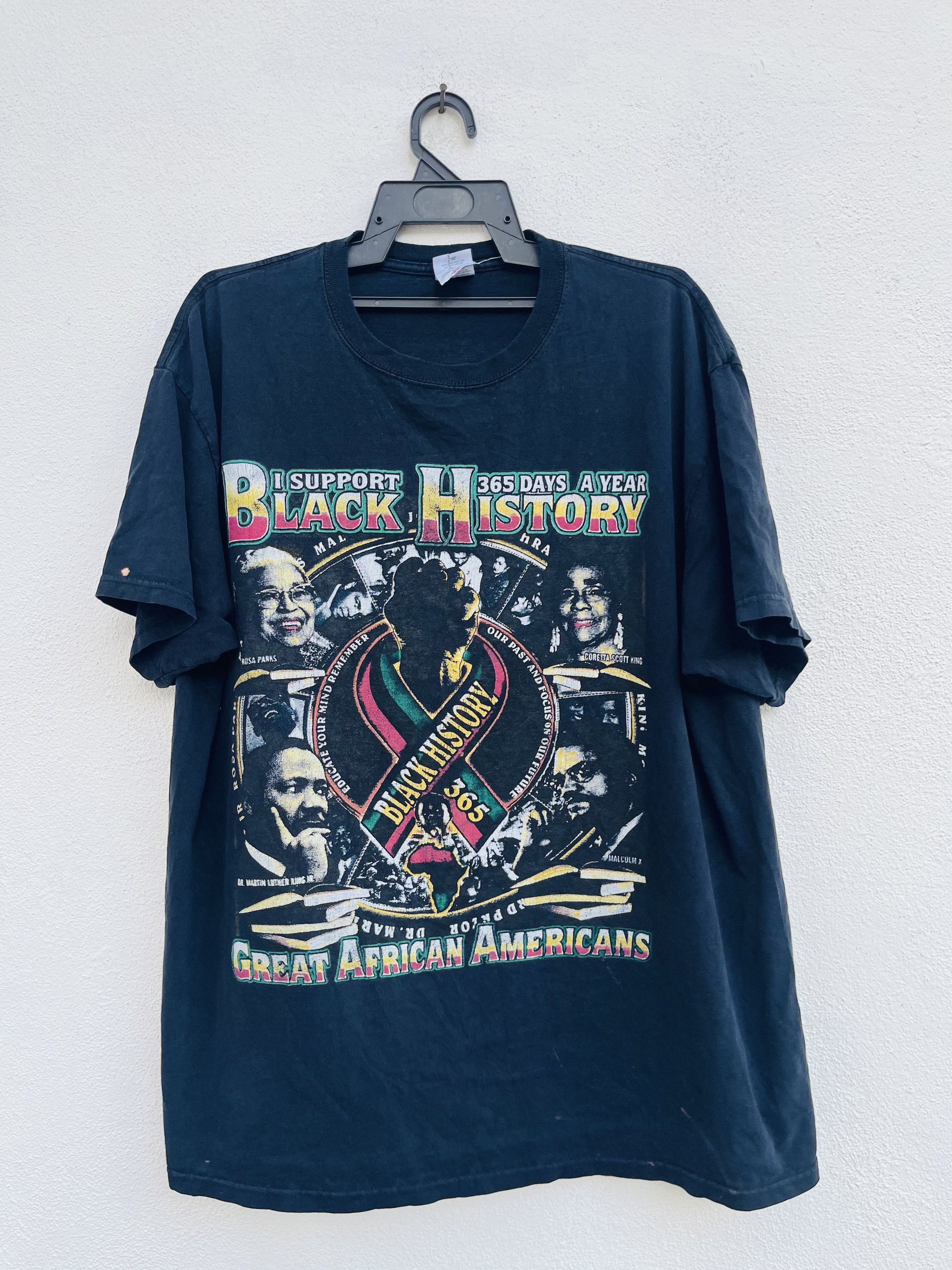 Vintage Vintage Black History Shirt Size US XL / EU 56 / 4 - 1 Thumbnail