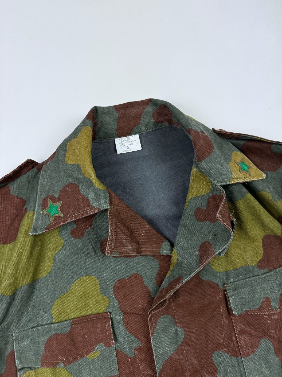 Vintage 1996 Vintage Italian Army San Marco Camouflage Cut Off Vest Size US M / EU 48-50 / 2 - 11 Thumbnail