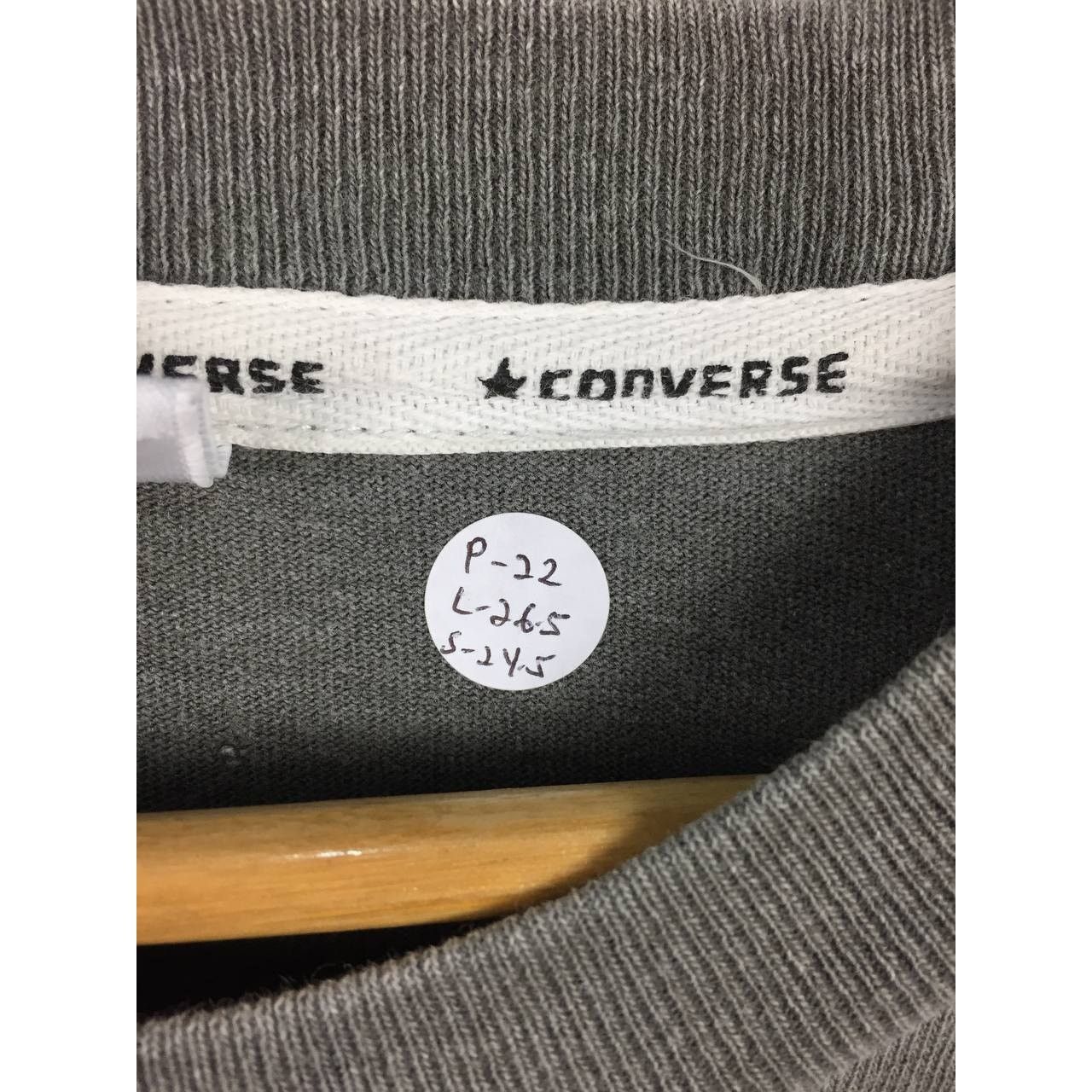 Converse × Vintage Converse Spell Out Logo Longsleeve Tee Size L Size US L / EU 52-54 / 3 - 14 Thumbnail