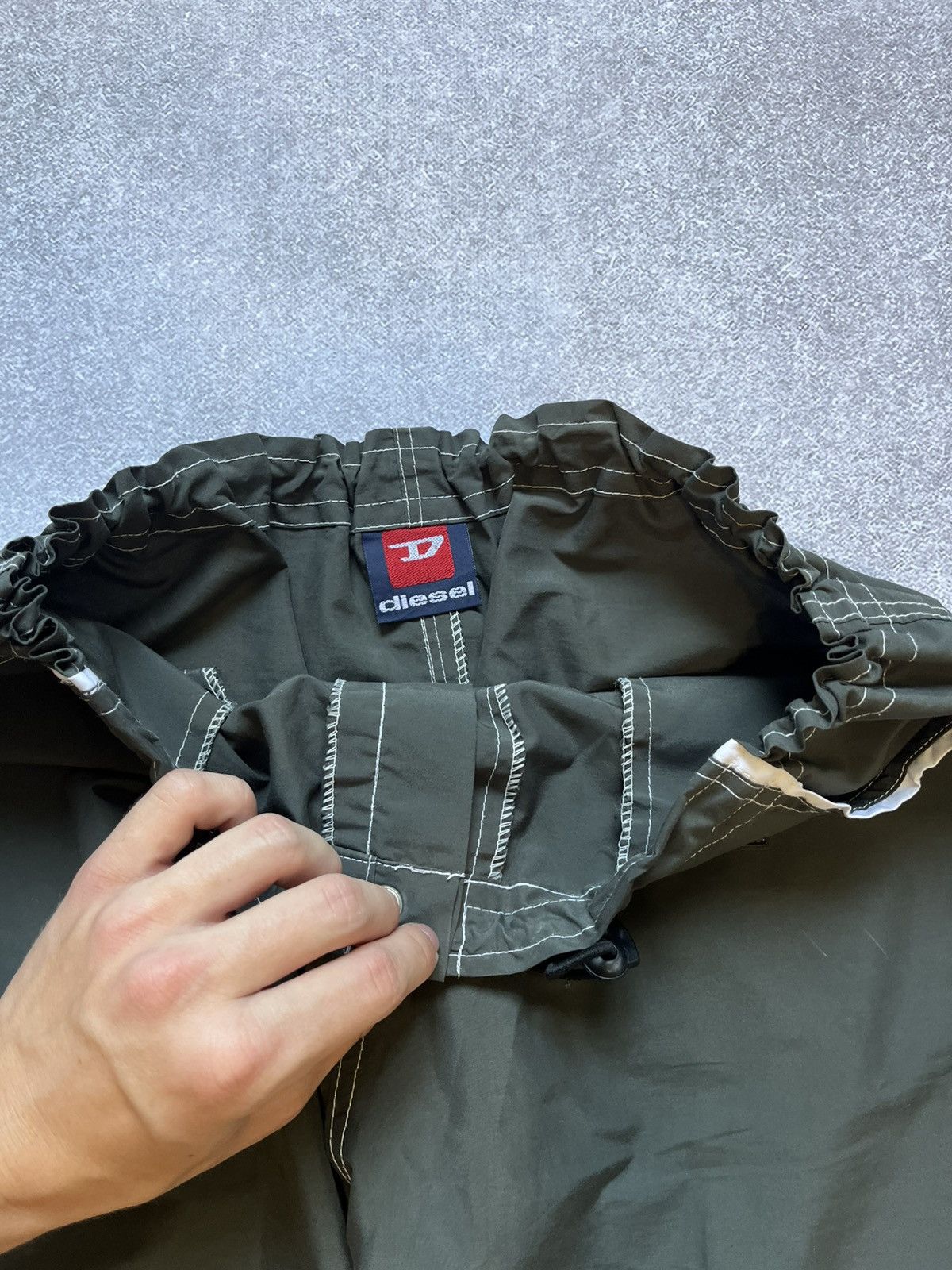 Diesel Vintage Diesel Techwear Cargo Pants with Pockets Drawstrings Size US 32 / EU 48 - 5 Thumbnail