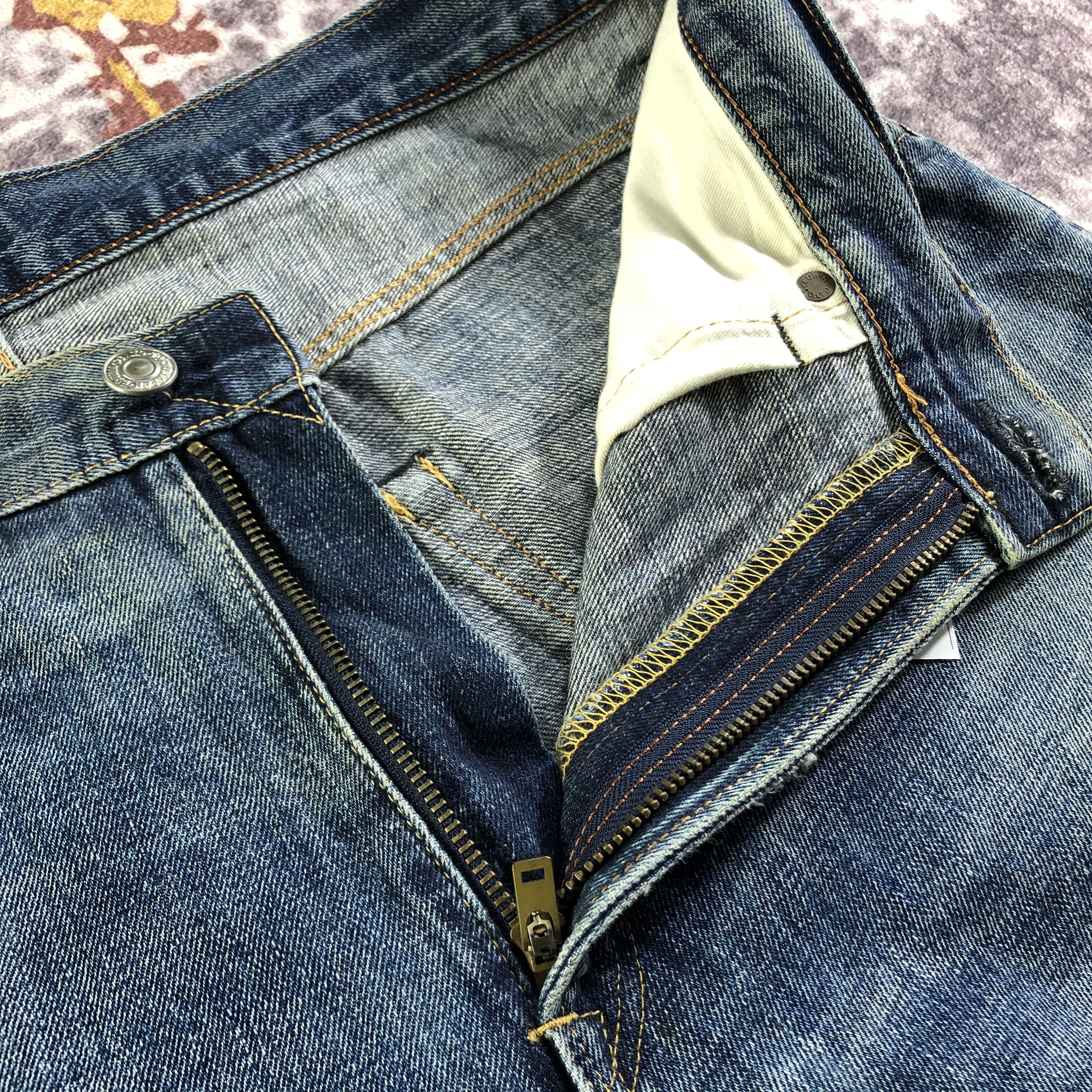 Edwin Vintage Blue Wash Edwin 505 Selvedge Jeans-JM3654 Size US 38 / EU 54 - 8 Thumbnail