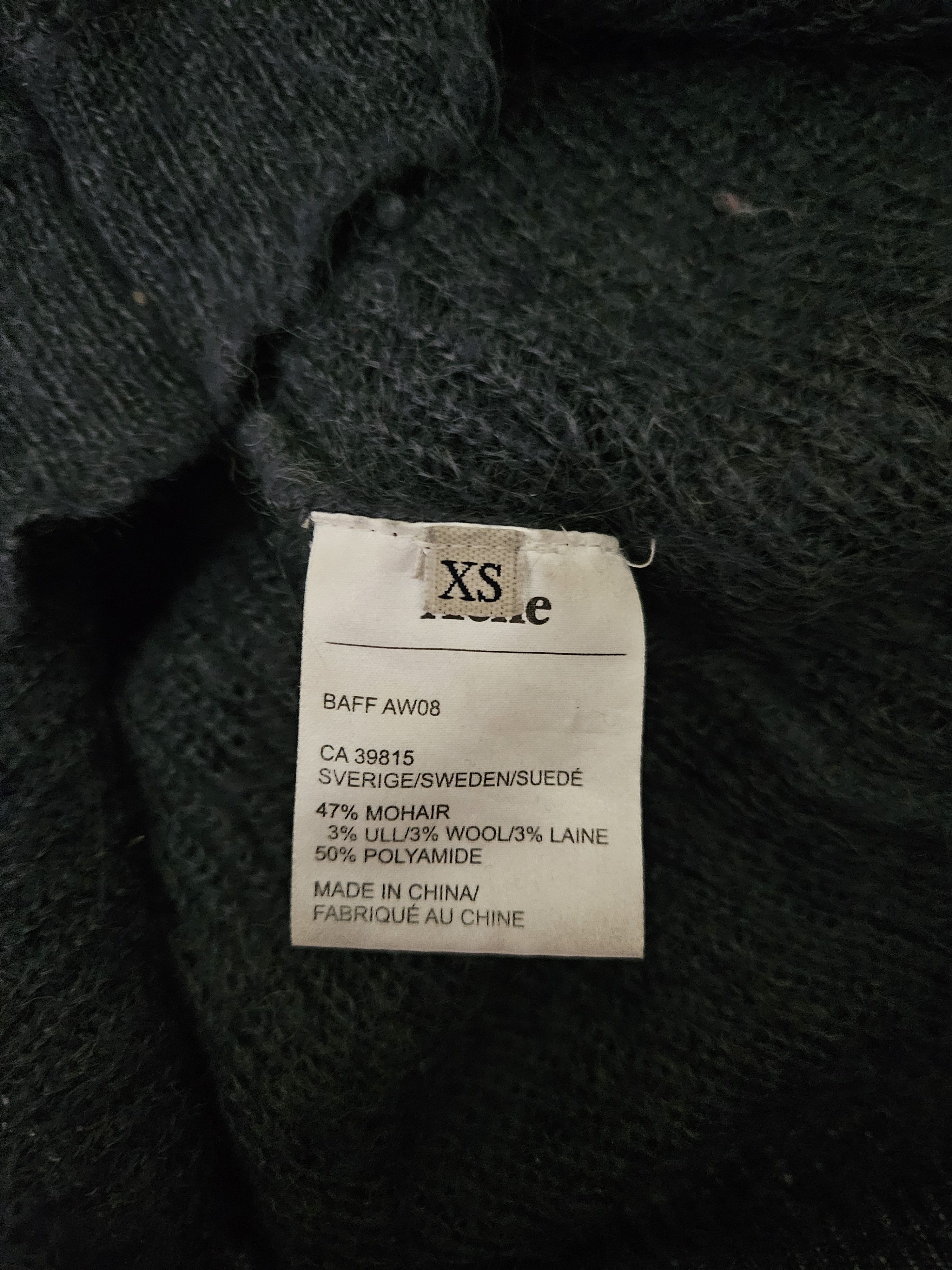 Acne Studios grey antracite Acne Studios mohair knitwear Size XS / US 0-2 / IT 36-38 - 3 Thumbnail
