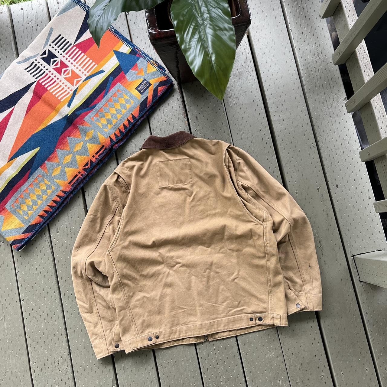 Eddie Bauer × Vintage Carhartt Detroit Style Eddie Bauer Boxy Canvas Work Jacket Size US L / EU 52-54 / 3 - 3 Thumbnail