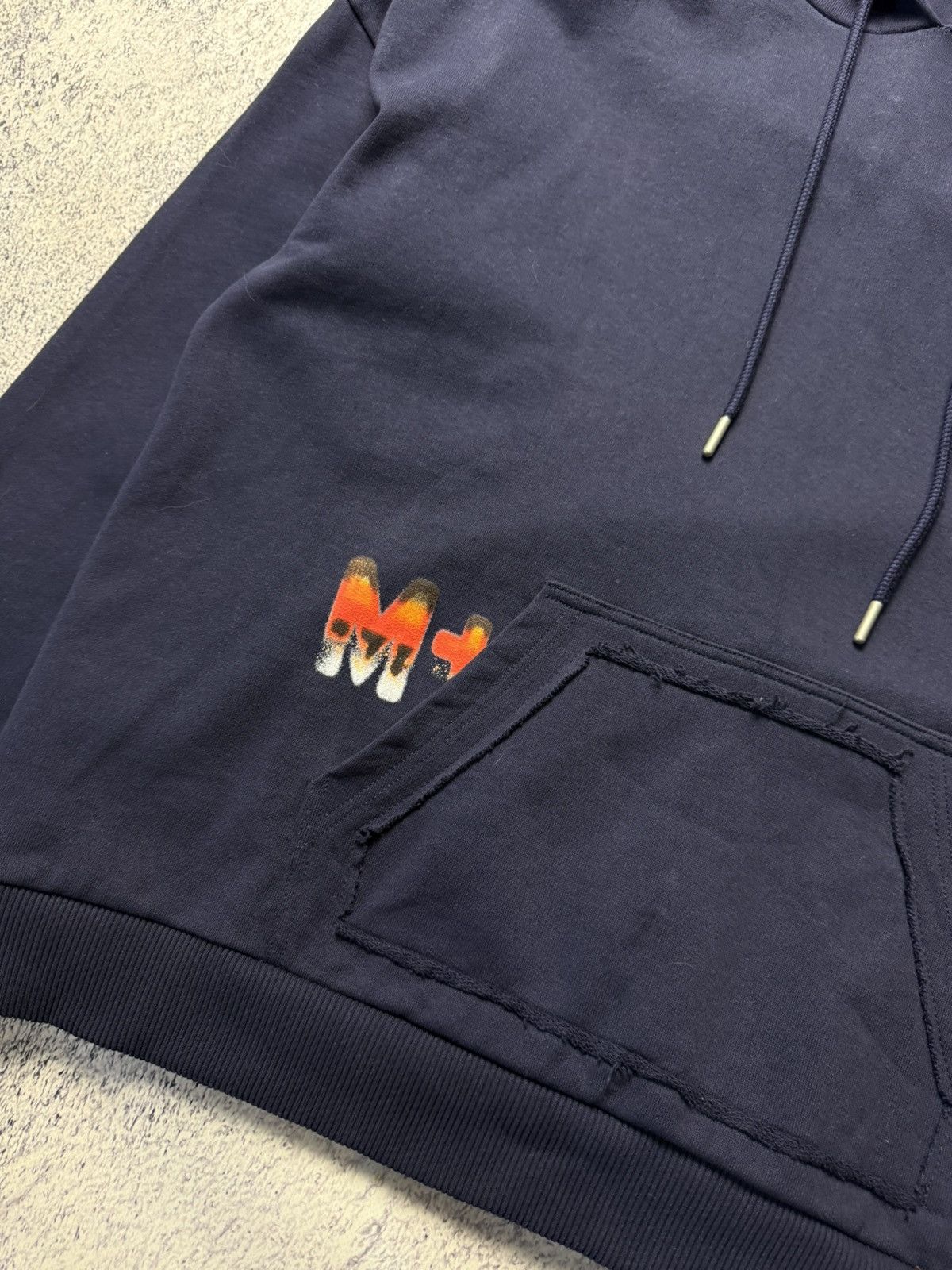 M+Rc Noir M+RC Noir Big Logo Blue Oversize Hoodie Y2K Size US M / EU 48-50 / 2 - 6 Thumbnail
