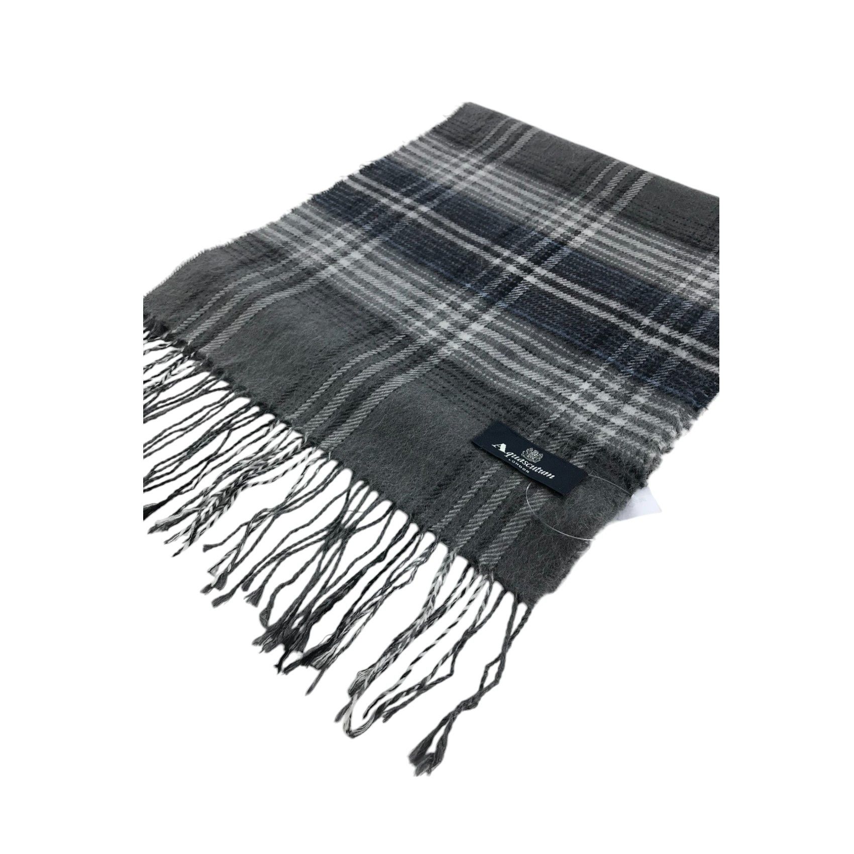 Aquascutum × Vintage Aquascutum Scarf / Muffler / Neckwear - WW2739 Size ONE SIZE - 3 Thumbnail