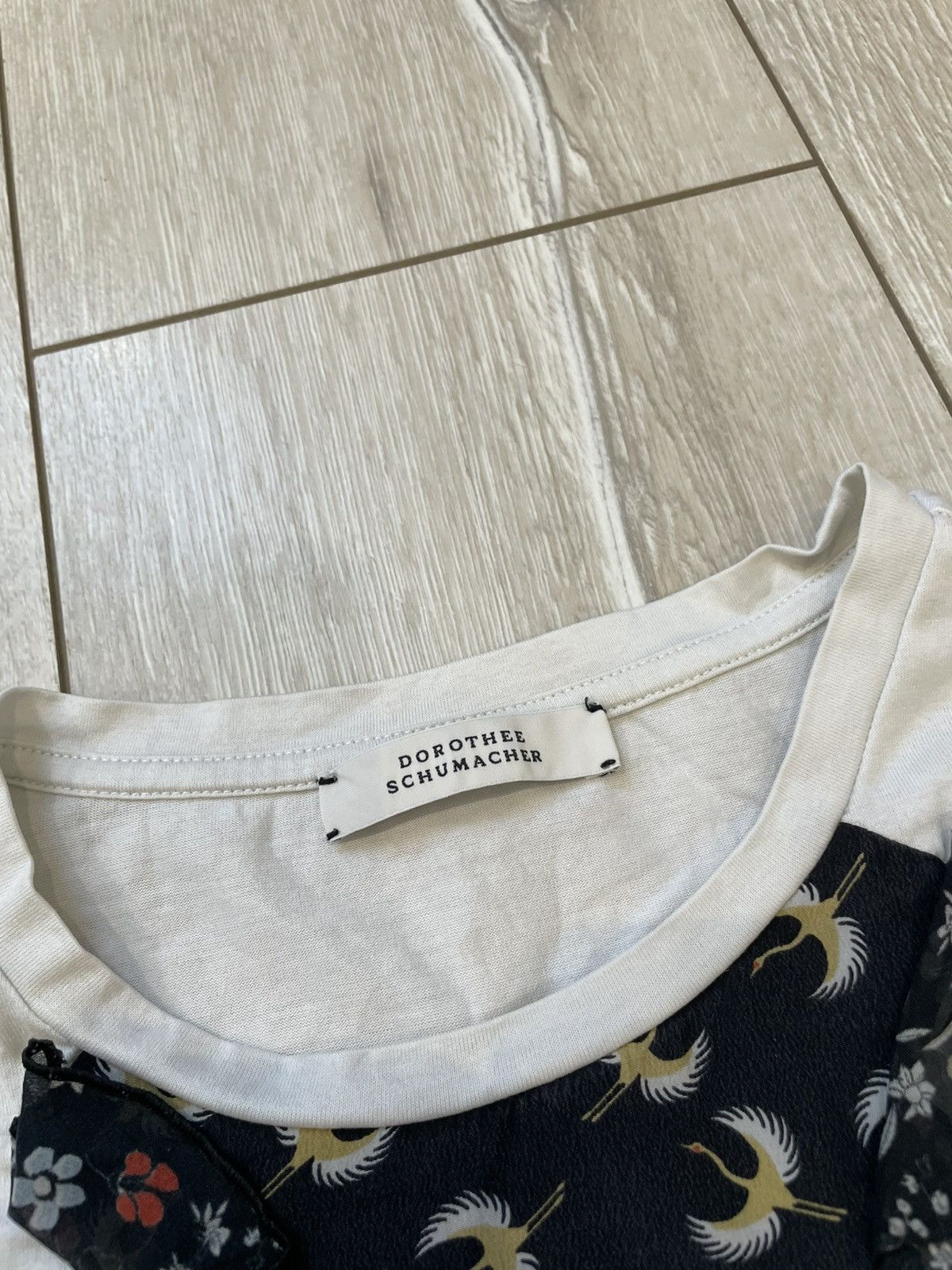 DOROTHEE SCHUMACHER dorothee schumacher silk cotton top t shirt Size XXS / US 00 / IT 34 - 3 Thumbnail