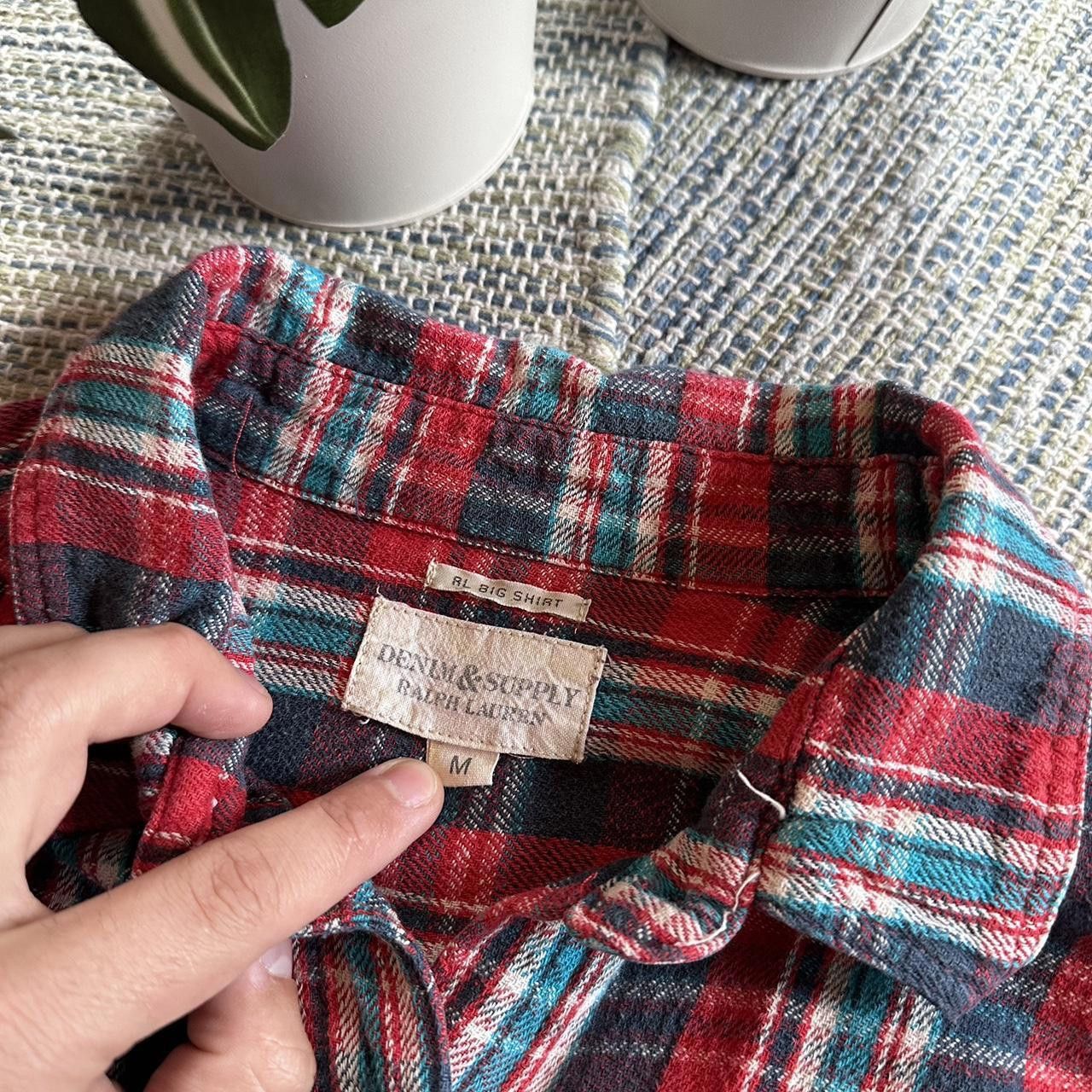 Polo Ralph Lauren Vintage Y2K Polo Ralph Lauren Flanel Shirt Button Up Size US M / EU 48-50 / 2 - 4 Thumbnail