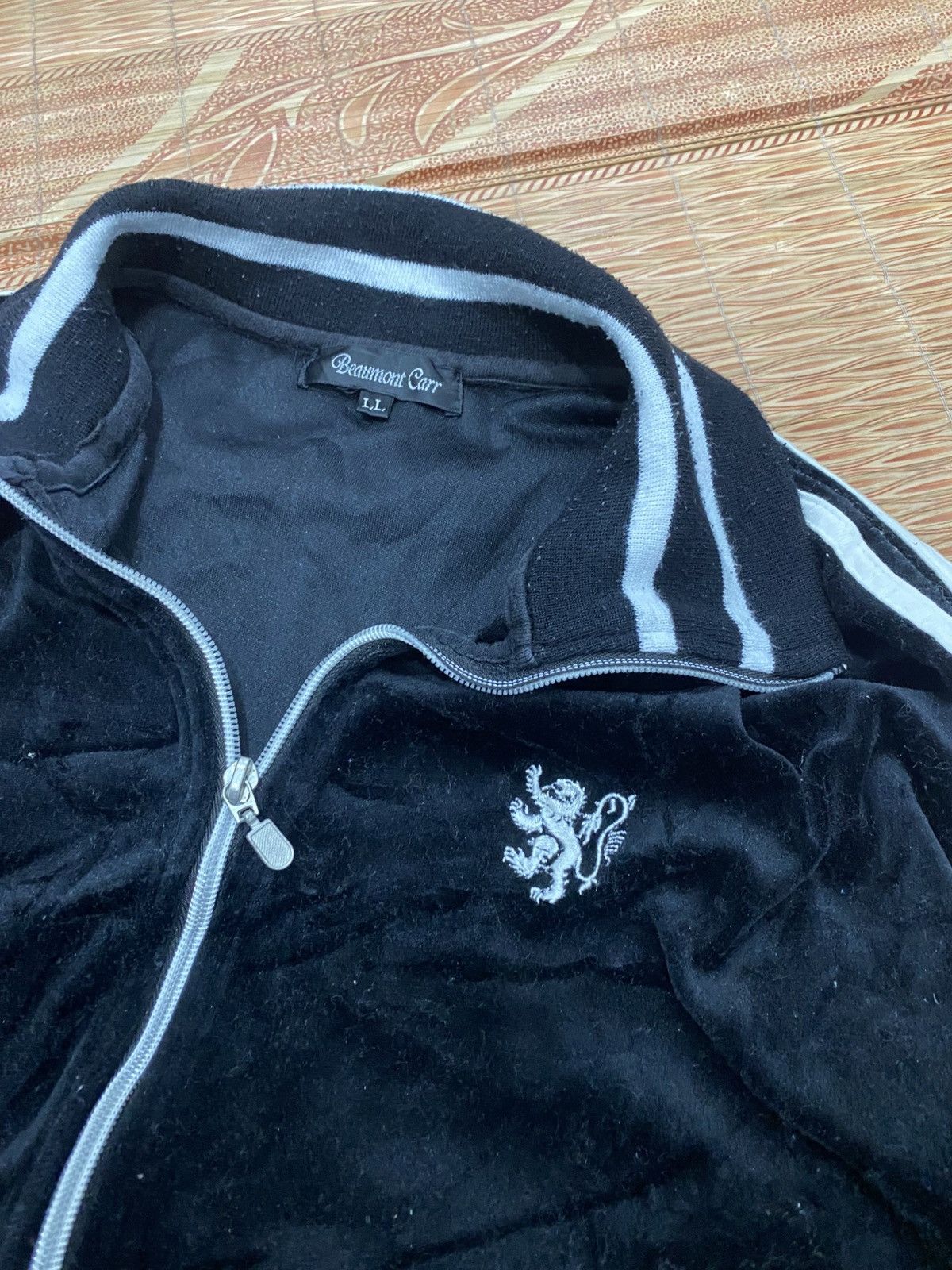 If Six Was Nine × Japanese Brand × Le Grande Bleu (L.G.B.) Beamountcarr velvet tracktop jacket ifsixwasnine Size US L / EU 52-54 / 3 - 3 Thumbnail