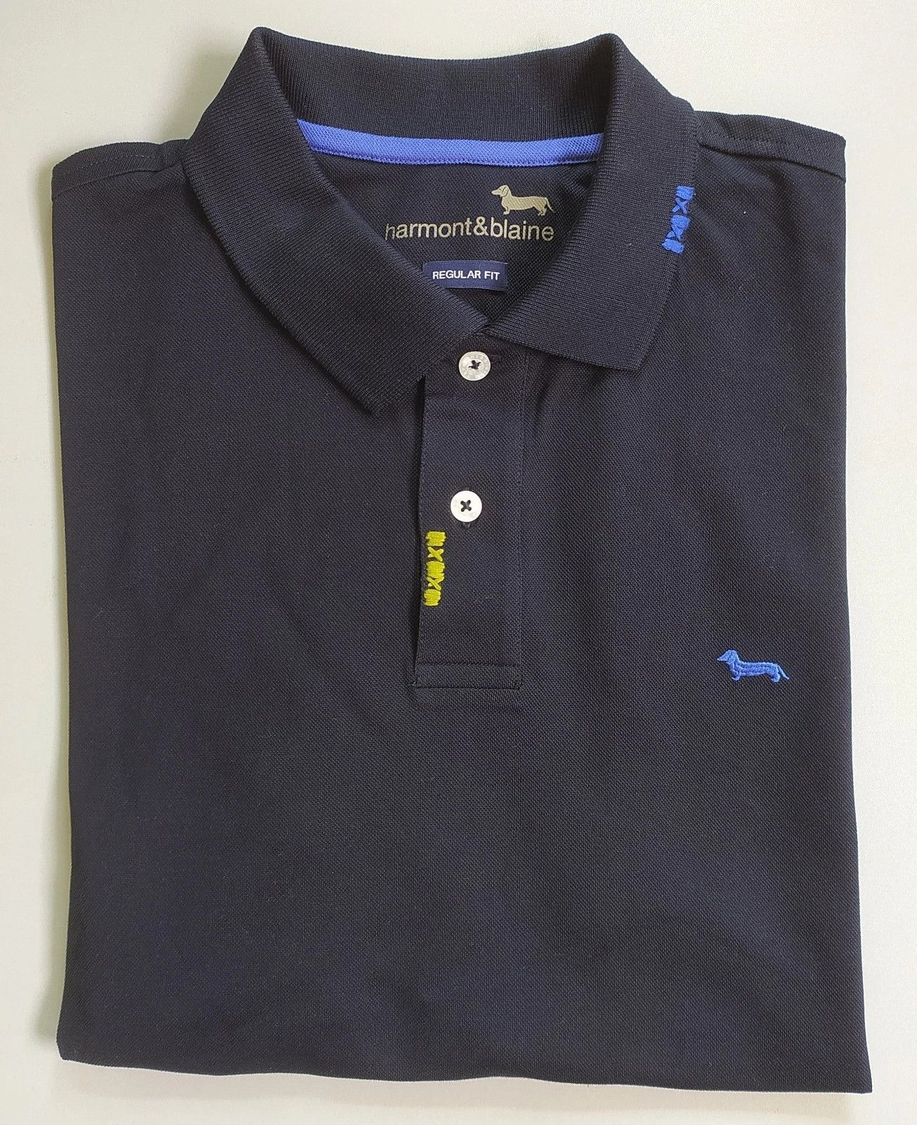 Harmont & Blaine Harmont & Blaine Shortsleeves Polo Shirt ASM - 1999 Size US XL / EU 56 / 4 - 1 Thumbnail