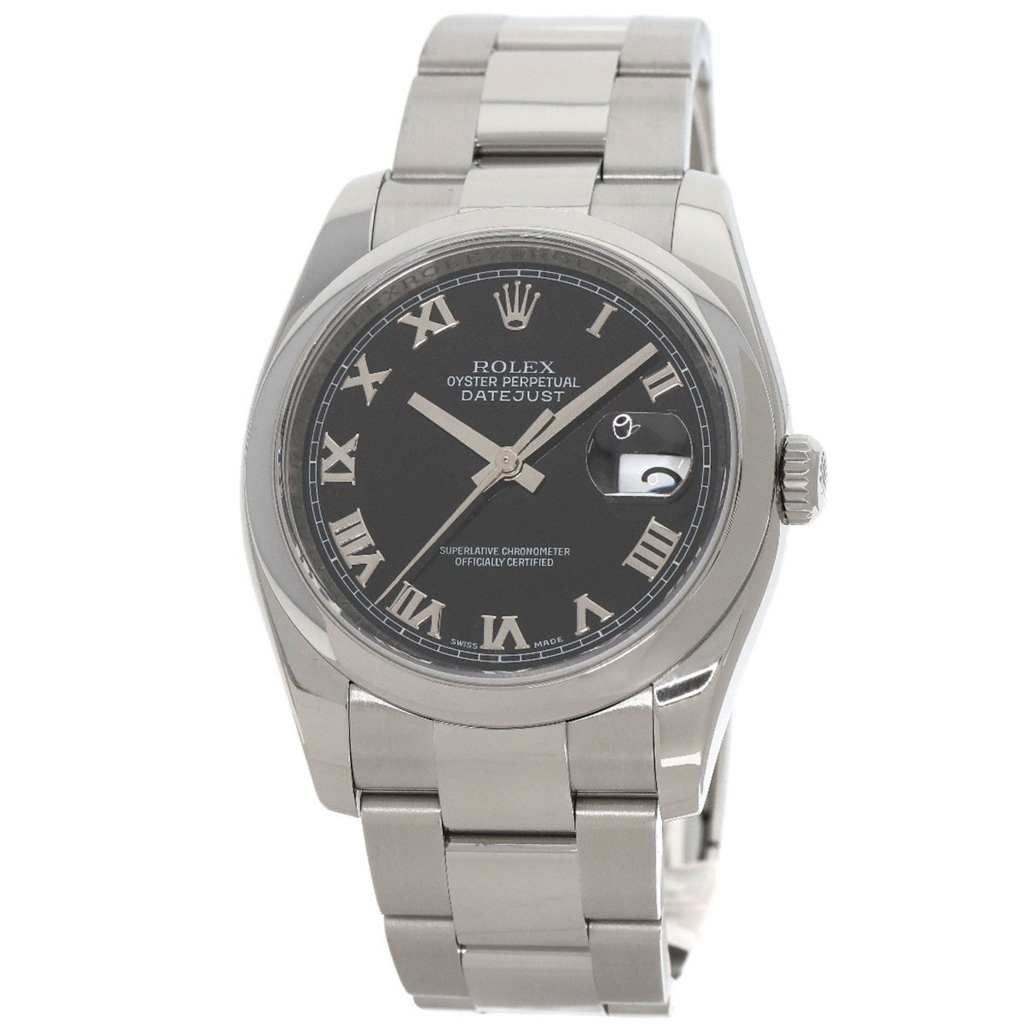 Rolex Rolex 116200 Datejust 36 Watch Stainless Steel SS Men's ROLEX Size ONE SIZE - 1 Thumbnail