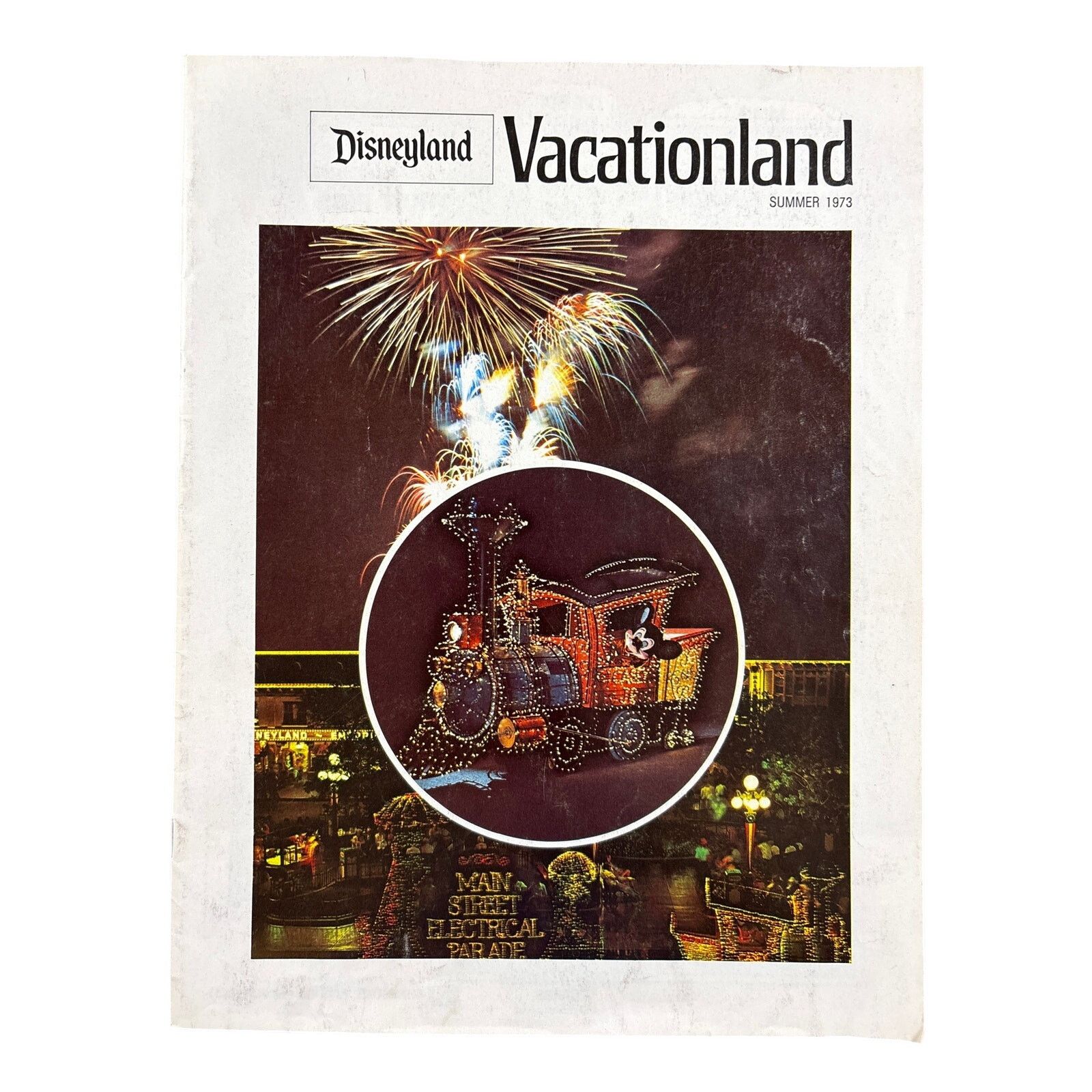 Disney Disneyland Vactationland magazine Summer 1973 promotional Size ONE SIZE - 1 Thumbnail