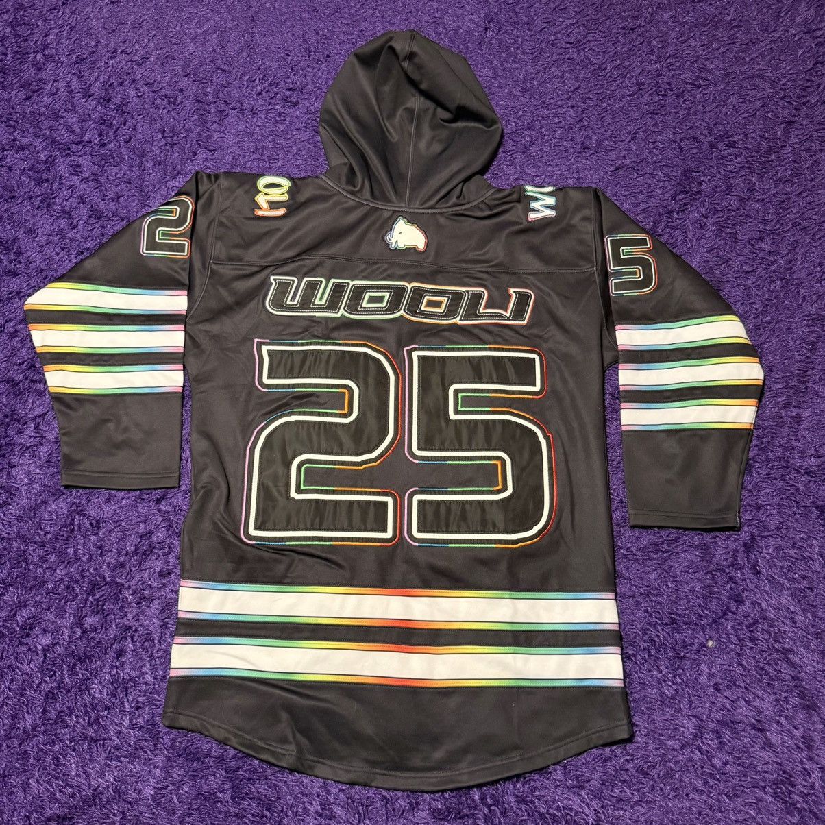 Other WOOLI RAINBOW HOODED HOCKEY JERSEY *MEDIUM* Size US M / EU 48-50 / 2 - 2 Thumbnail