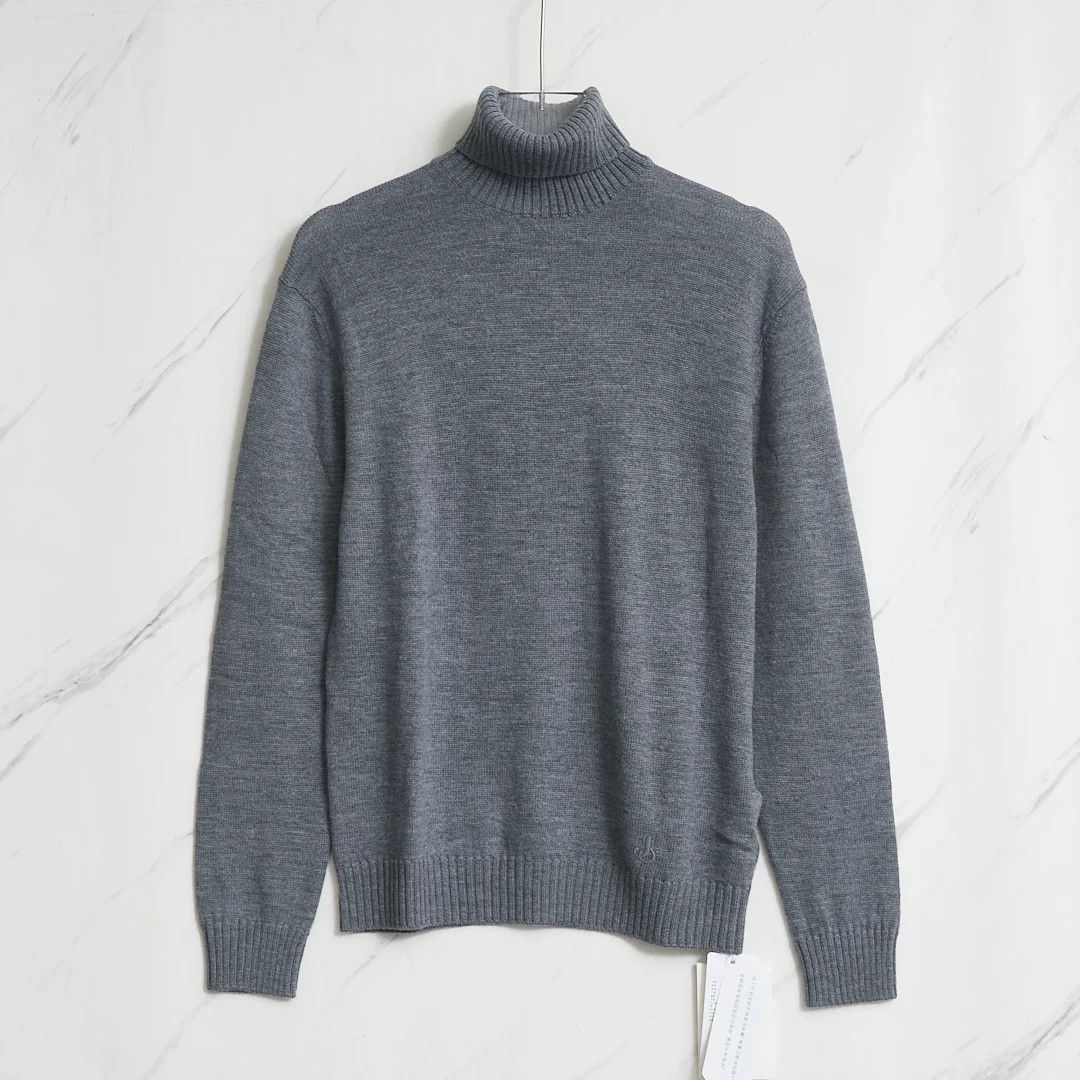 Jil Sander Jil Sander Men's Embroidered Turtleneck Size US M / EU 48-50 / 2 - 1 Thumbnail