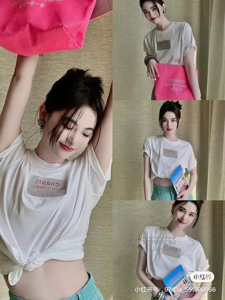 Chanel Chanel Monte Carlo letter rhinestone T-shirt Size S / US 4 / IT 40 - 9 Thumbnail
