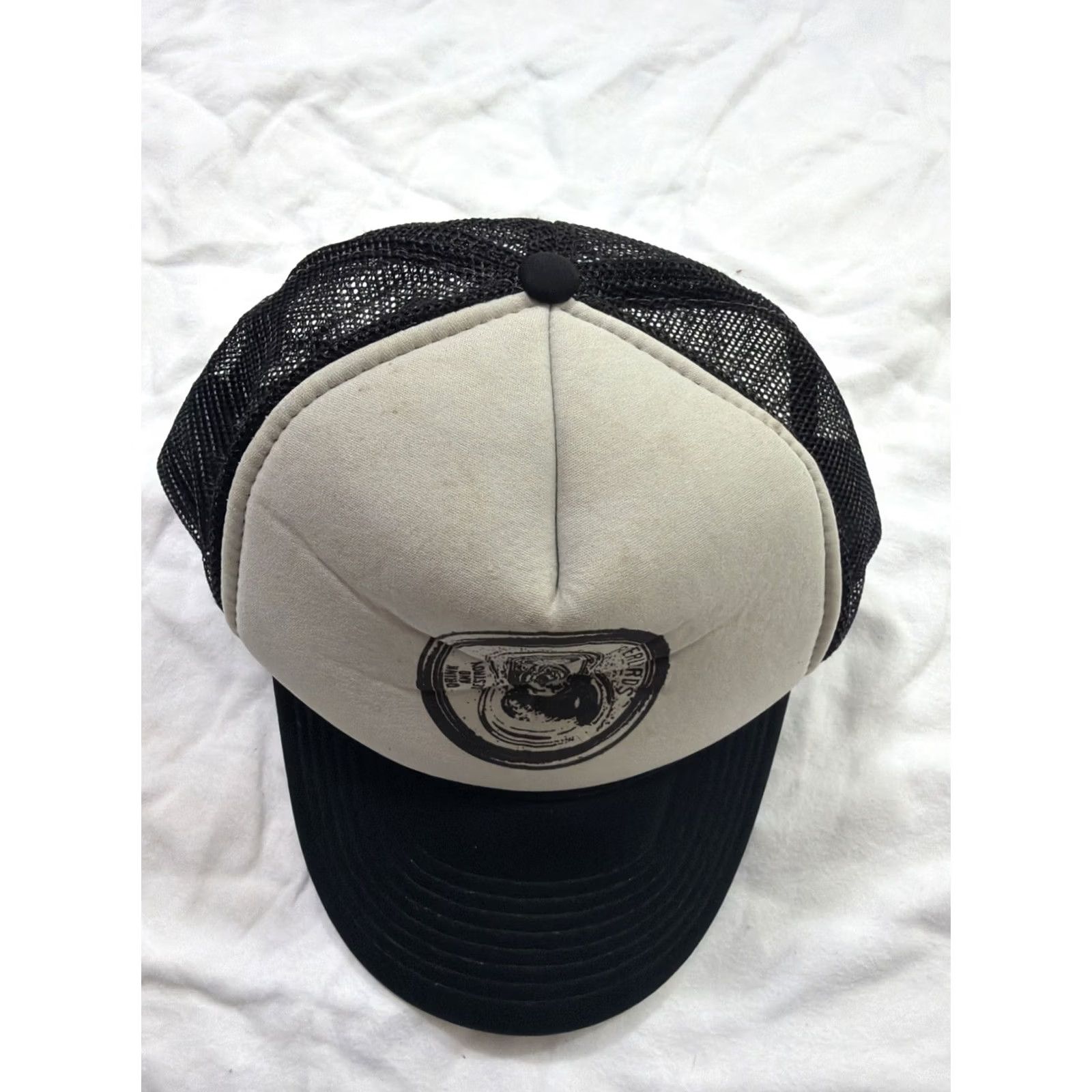 Vintage VINTAGE Nissin Trucker Hat Black Gray “drink And Destroy” “beer Lords” Men One Size Hat Size ONE SIZE - 5 Thumbnail
