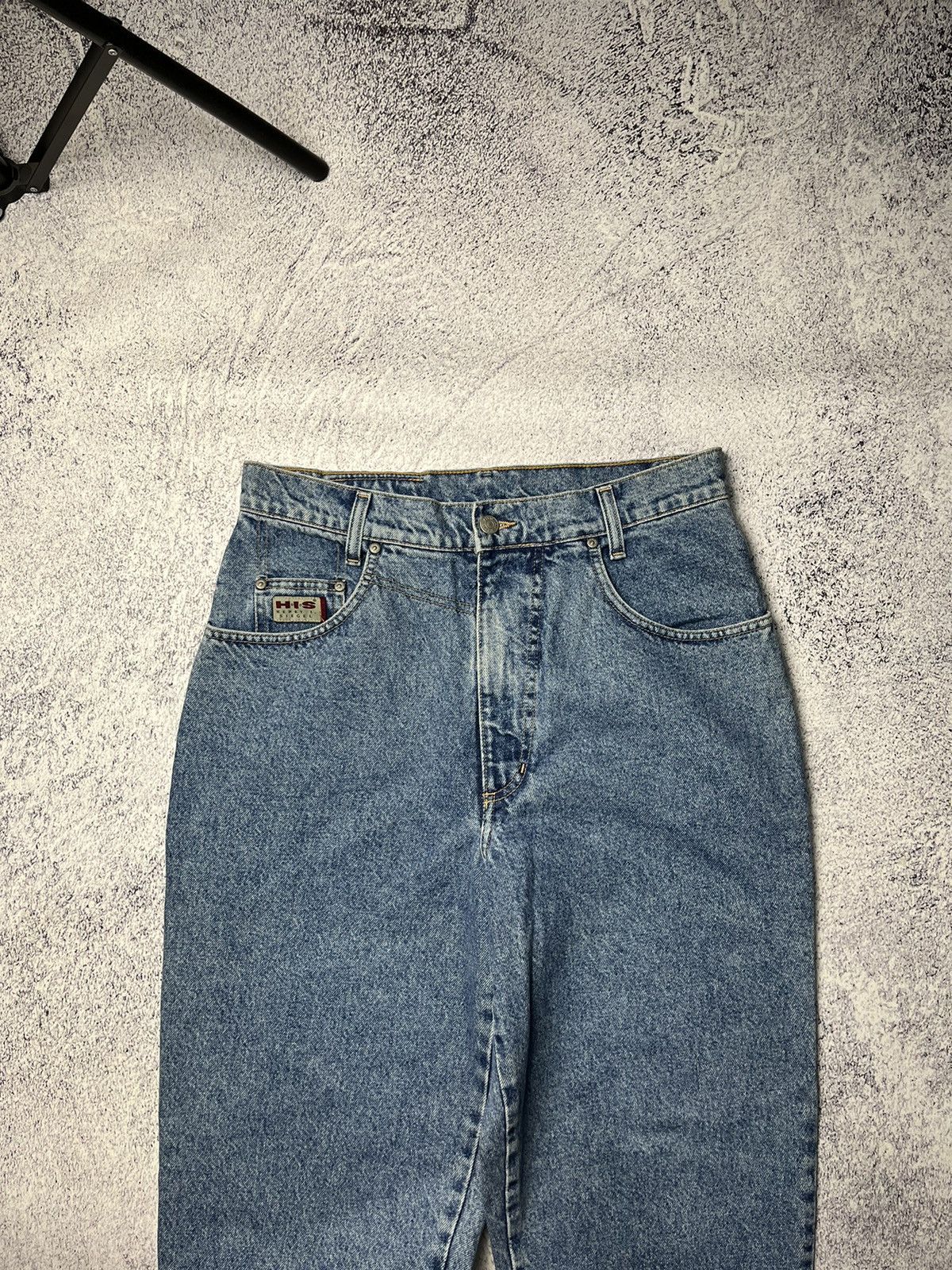 Vintage 🔥New! Vintage Jeans H.I.S Acid Wash Blue Made In USA Size US 32 / EU 48 - 3 Thumbnail