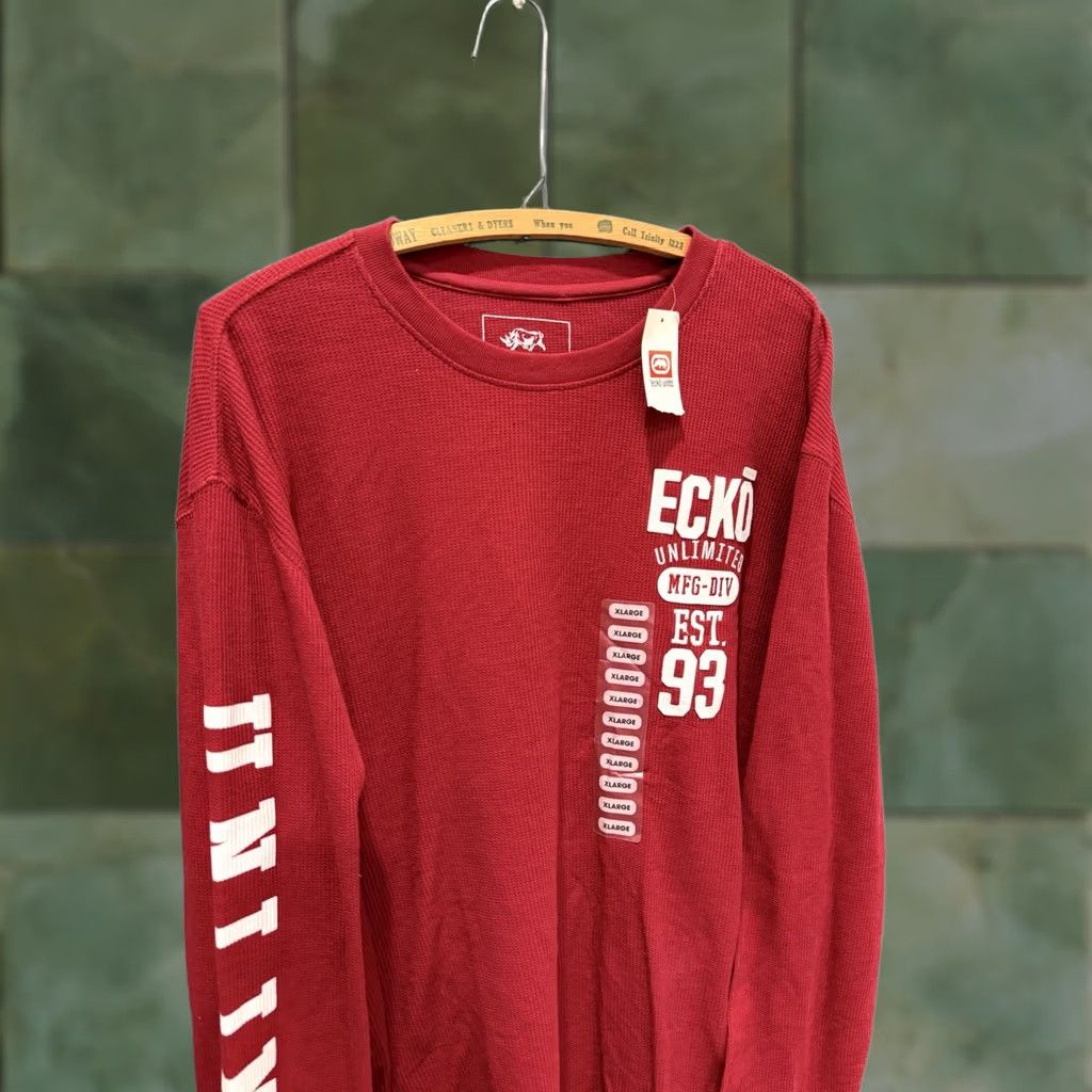 Ecko Unltd. Ecko Unlimited Red Thermal Long Sleeve Men’s Shirt Size XL Brand New NWT Size US XL / EU 56 / 4 - 1 Thumbnail