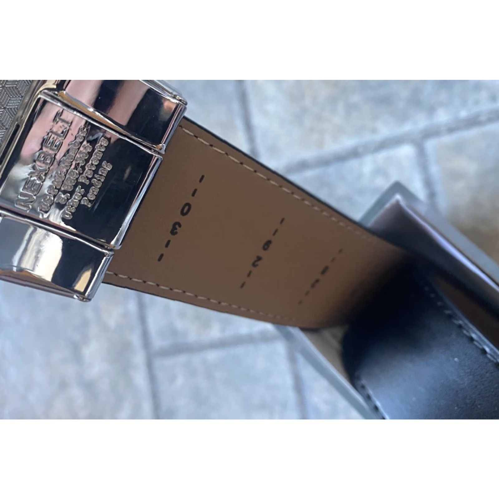 Vintage Nexbelt The Belt With No Holes Men’s Adjustable NEW Belt Men Black Adjustable Nexbelt With No Holes Mens Belt Size ONE SIZE - 4 Thumbnail
