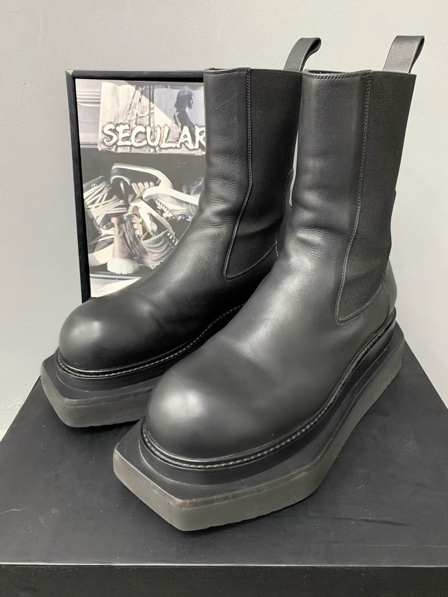 Rick Owens Rick Owens Runway Thick Sole High Boots K34 Size US 9 / EU 42 - 3 Thumbnail