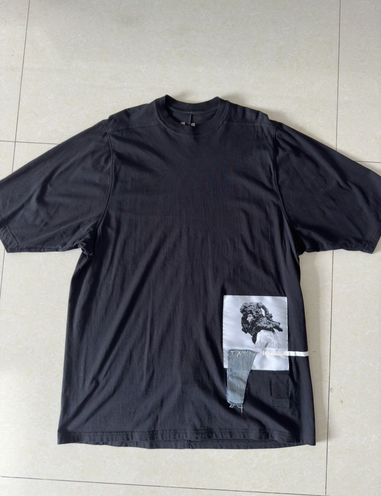 Rick Owens Rick owens portrait patch short sleeve shirt - DMC Size US S / EU 44-46 / 1 - 1 Thumbnail