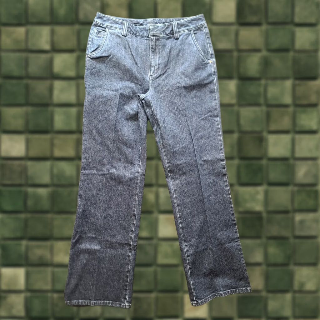 Vintage Duluth Trading Flex Fire Hose Jeans Womens 10x33 Relaxed Fit Stretch Denim Workwear Jeans Size 32" / US 10 / IT 46 - 1 Thumbnail