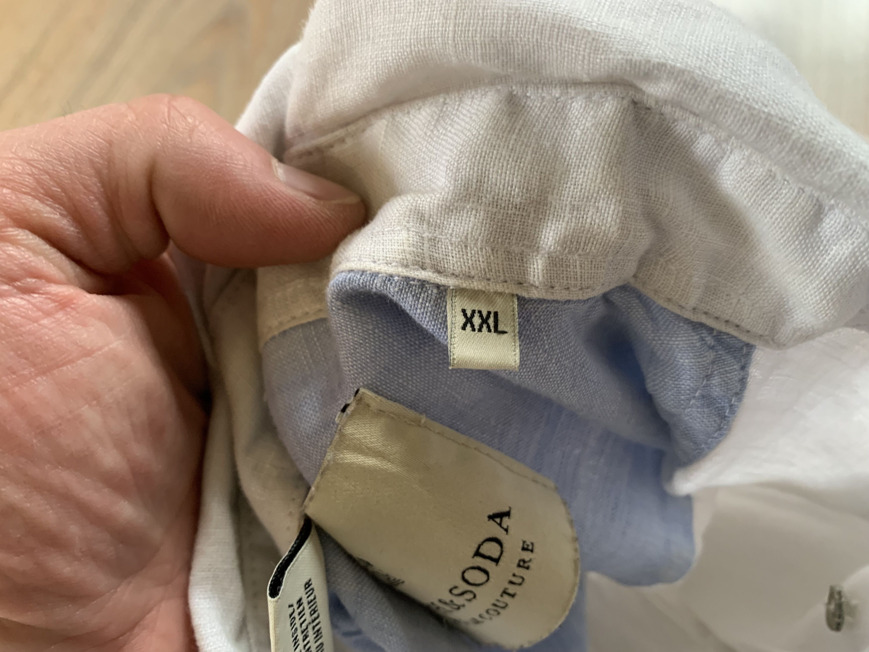 Designer × Scotch & Soda Scotch & Soda Linen Long Sleeve Shirt Size US XXL / EU 58 / 5 - 9 Thumbnail