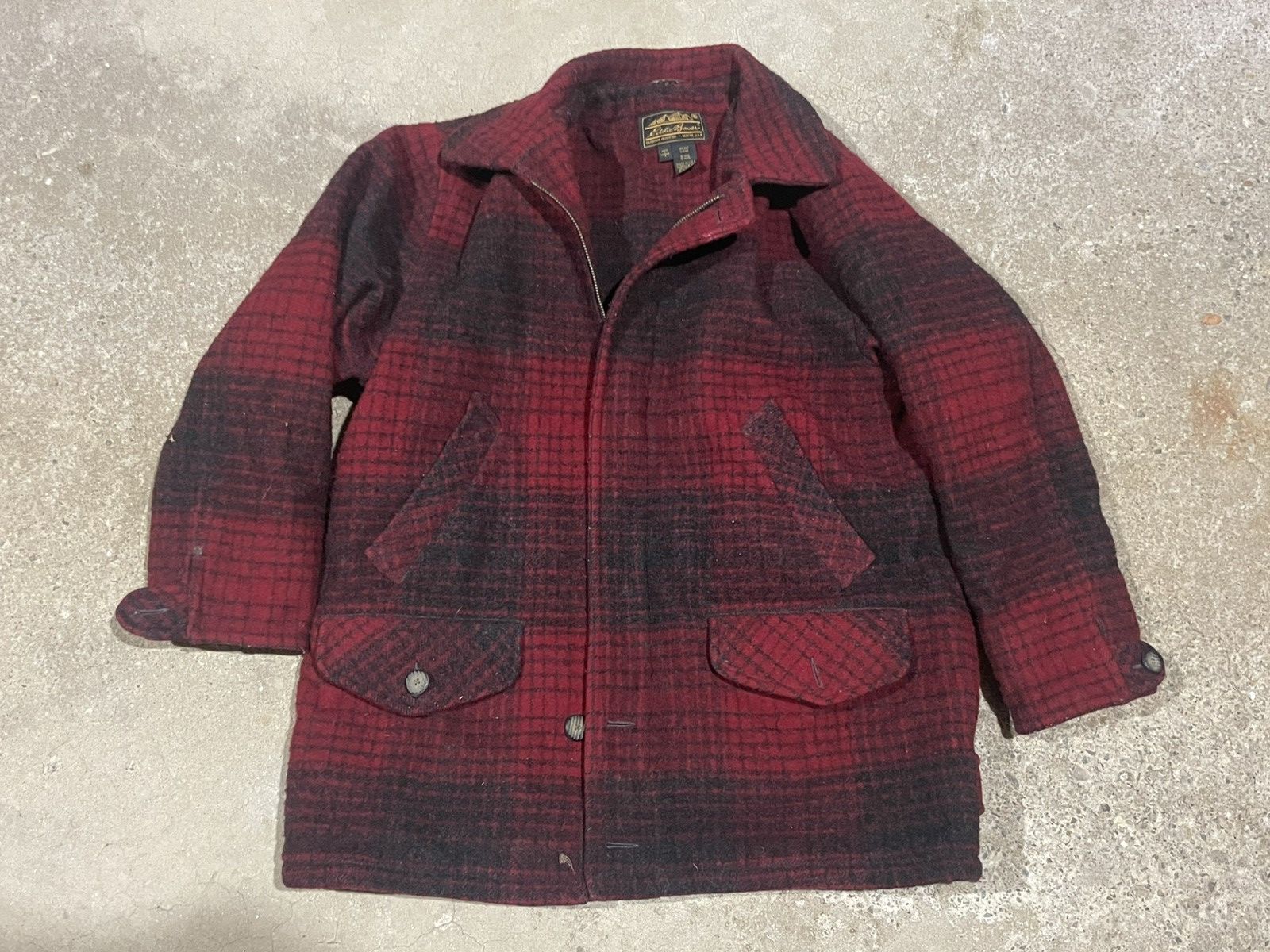 Eddie Bauer Eddie Bauer Vintage Plaid Wool Coat Jacket Size US L / EU 52-54 / 3 - 1 Thumbnail