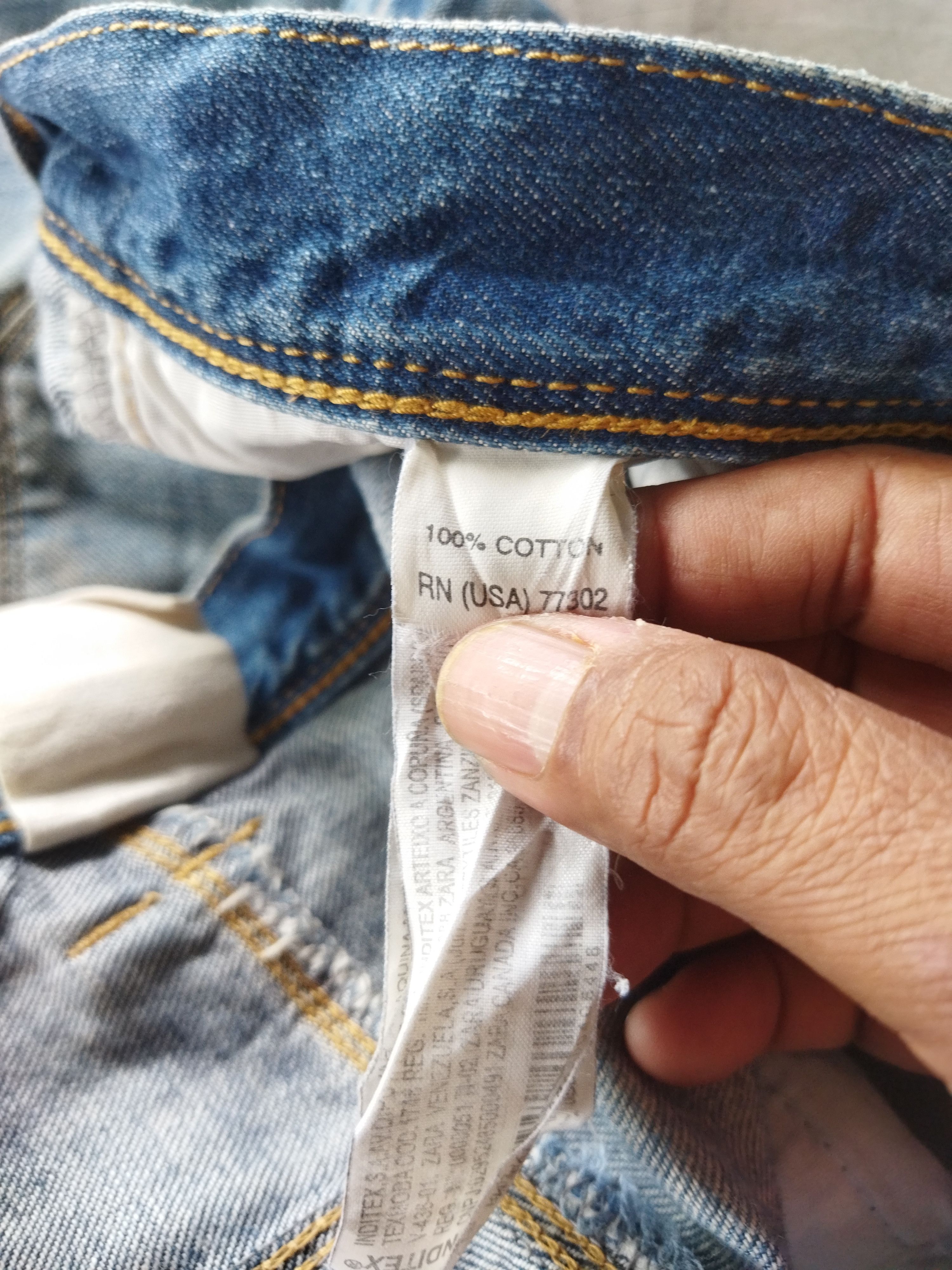 Vintage × Zara VINTAGE ZARA JEANS DISTRESSED FADED BLUE JEANS PANTS Size US 36 / EU 52 - 11 Thumbnail