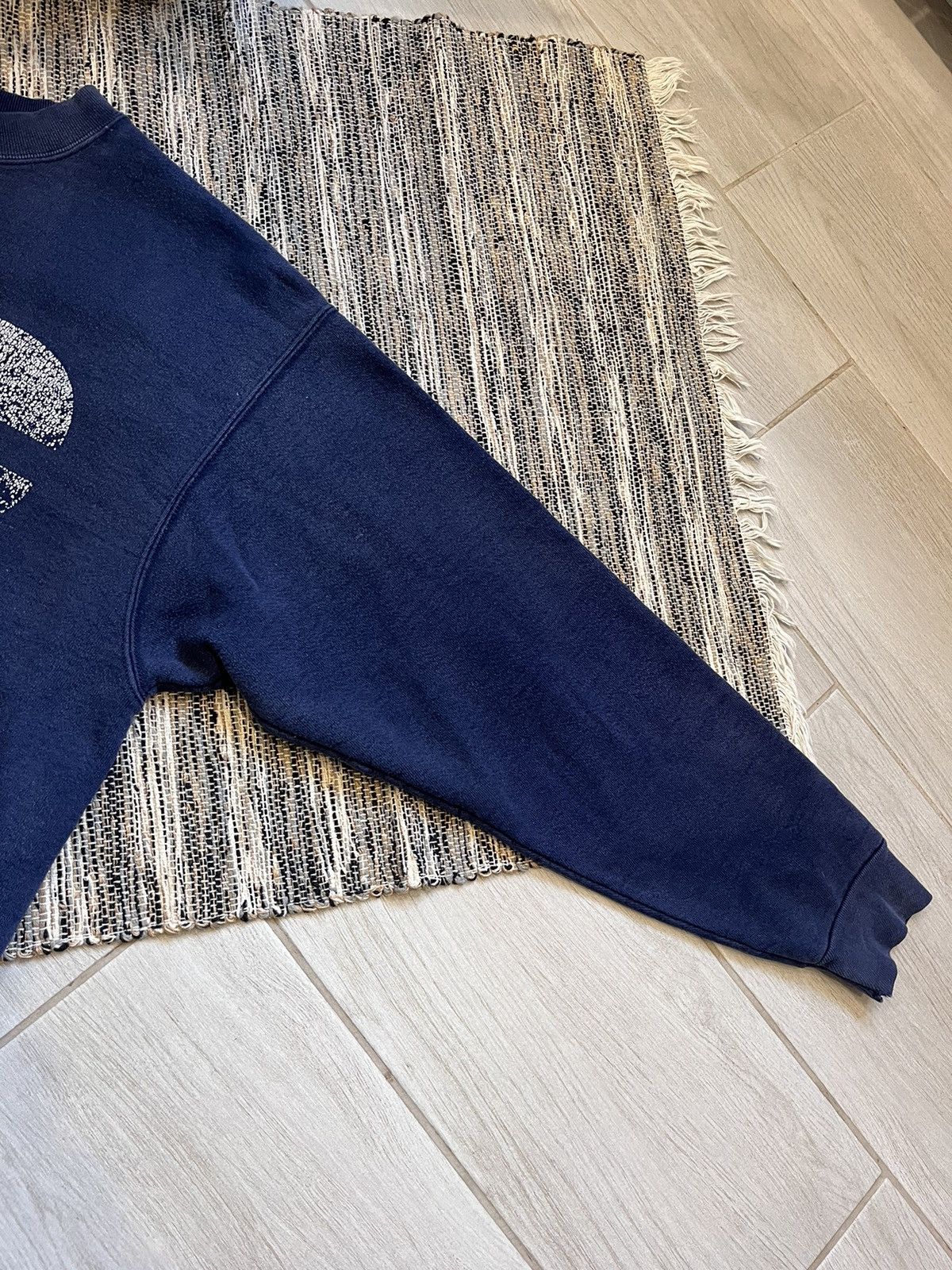 Fruit Of The Loom × Vintage Vintage New York faded navy sweatshirt streetwear distressed Size US M / EU 48-50 / 2 - 8 Thumbnail