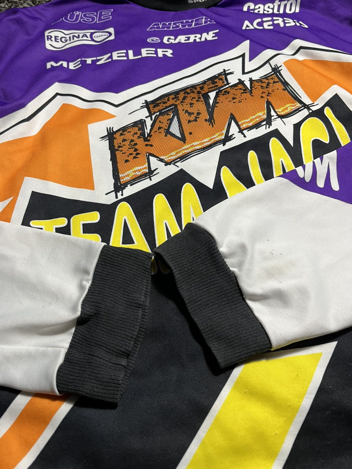Vintage KTM RACING VINTAGE 1980’s MOTOCROSS JERSEY BMX LONGSLEEVE Size US XXL / EU 58 / 5 - 4 Thumbnail