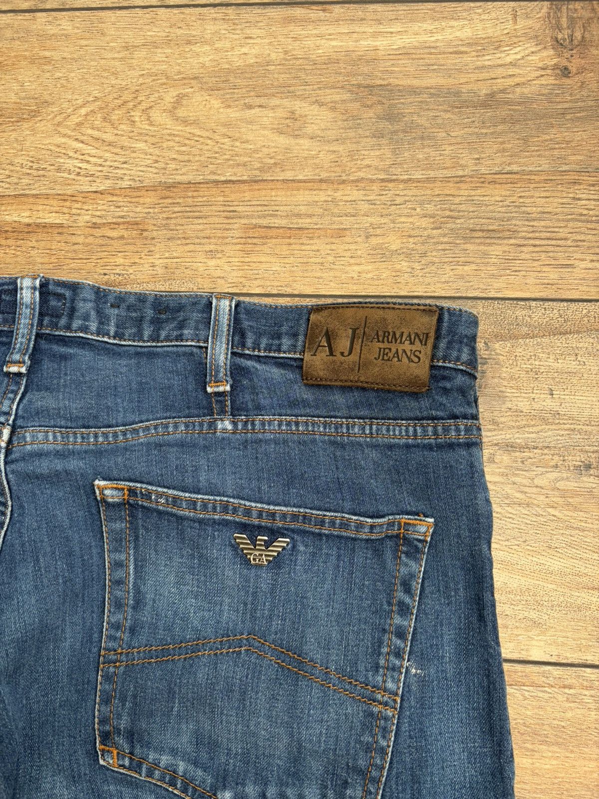 Armani Armani Metal Small Logo Jeans Size US 38 / EU 54 - 5 Thumbnail