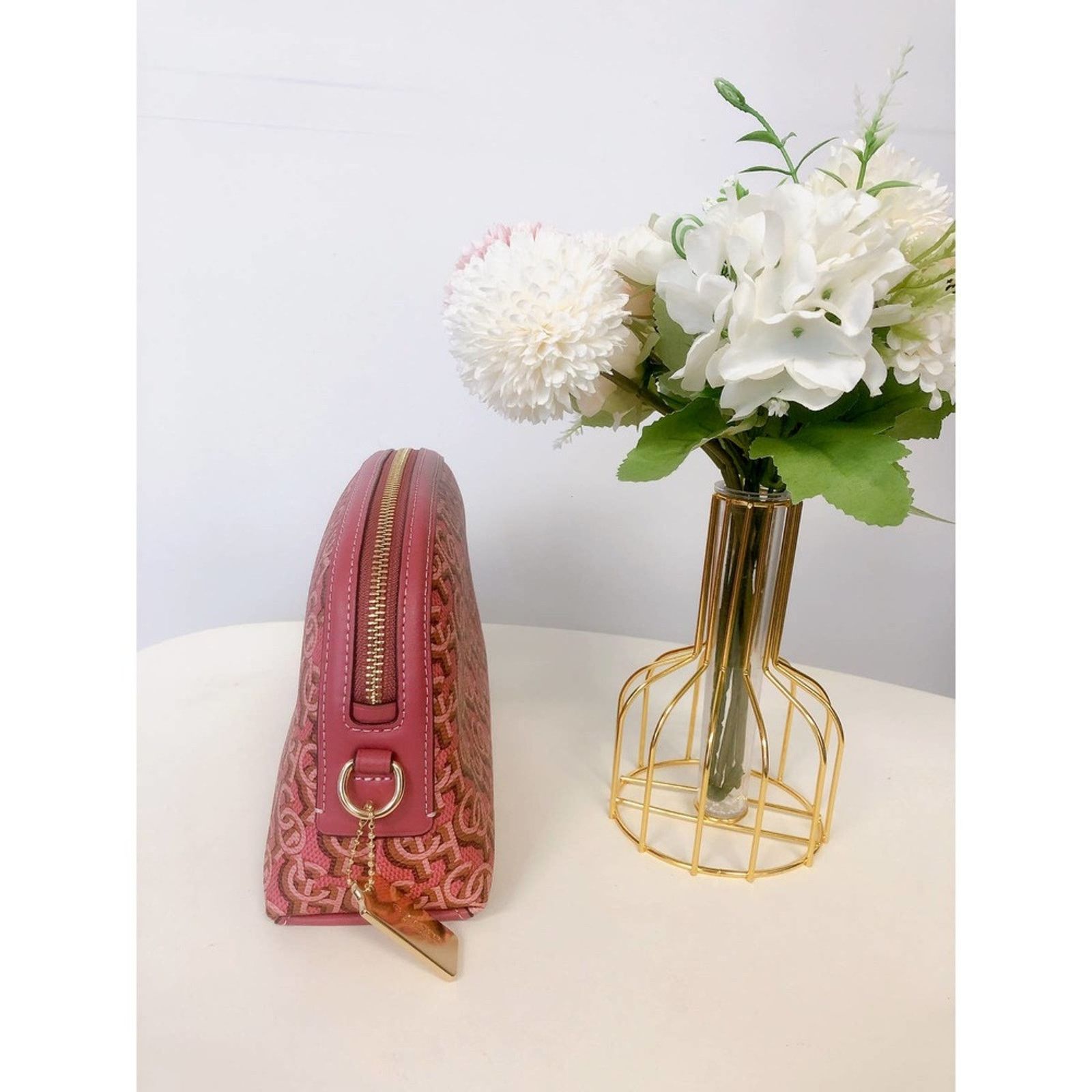 Coach Coach CF343 Madi Crossbody With Coach Monogram Print Rouge Size ONE SIZE - 3 Thumbnail