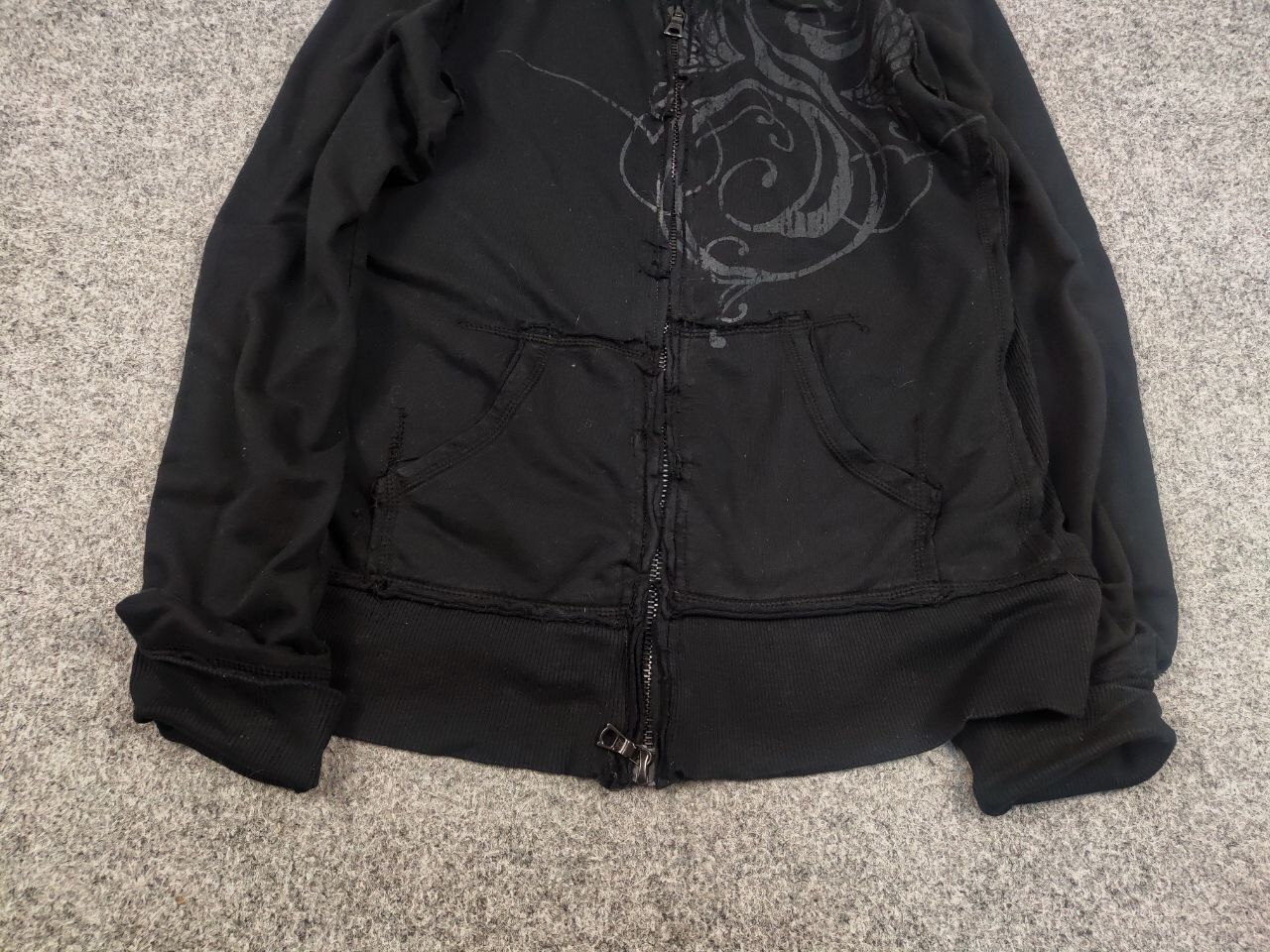 Affliction Sinful Japan Affliction Design Tattoo Zip Hoodie Y2K Style Size M / US 6-8 / IT 42-44 - 10 Thumbnail