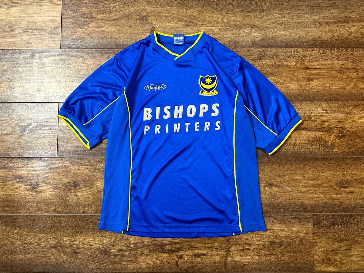 Vintage PORTSMOUTH 2000 2002 home shirt football jersey POMPEY SPORT Size US S / EU 44-46 / 1 - 1 Thumbnail